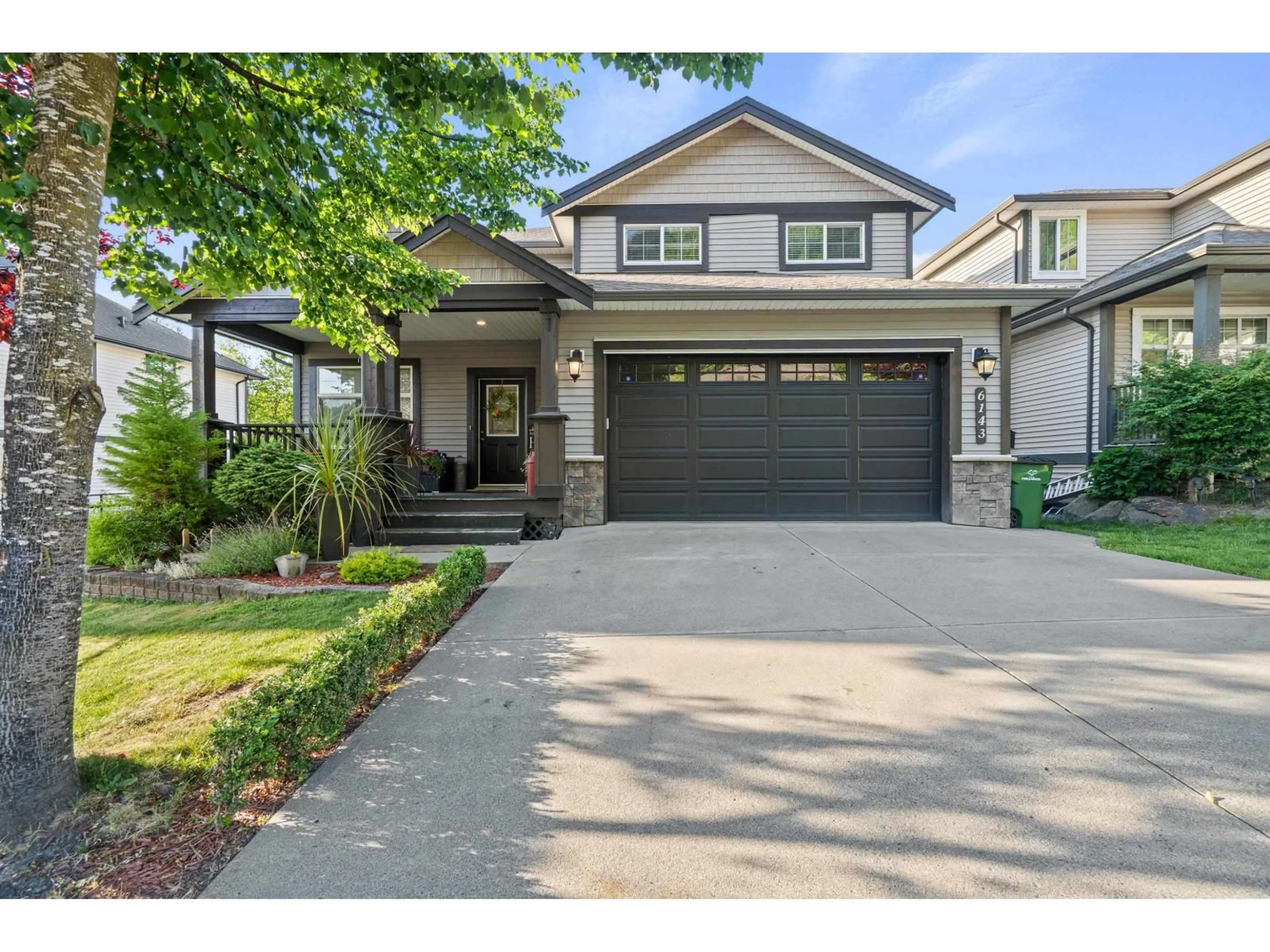 Home with vinyl exterior material, street for 6143 REXFORD DRIVE, Chilliwack British Columbia V2R0L3