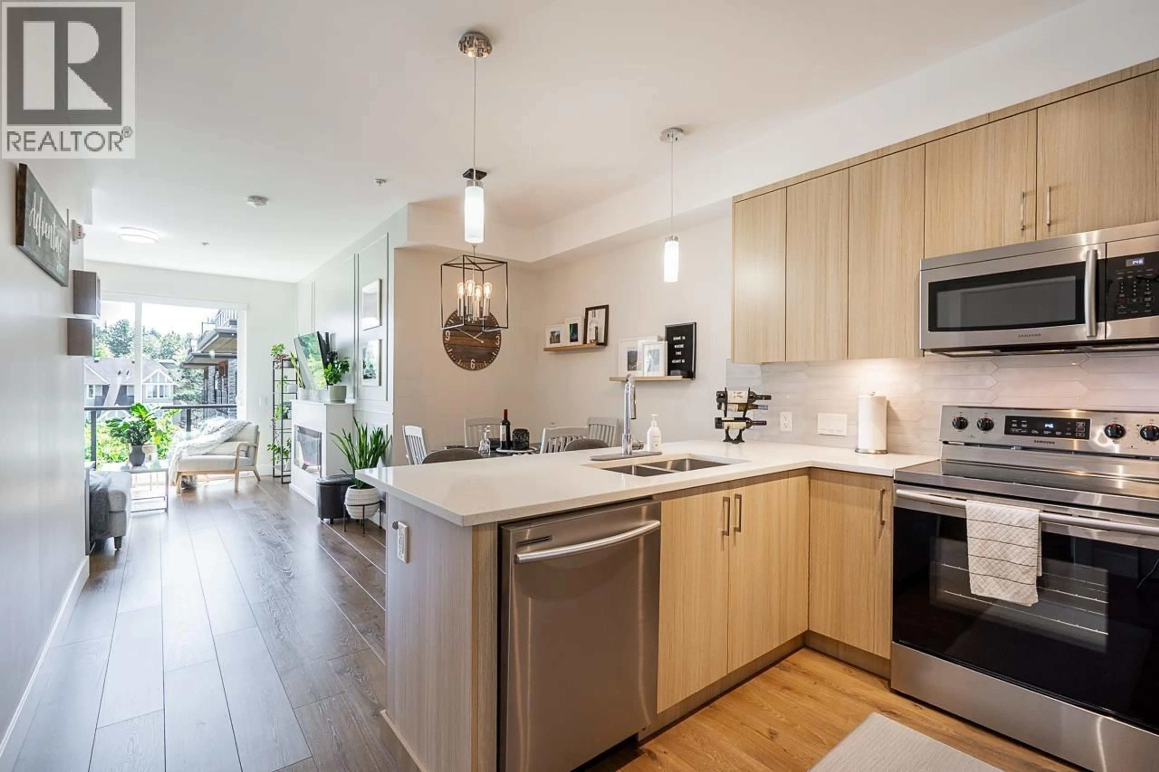 Open concept kitchen, unknown for 315 - 12460 191 STREET, Pitt Meadows British Columbia V3Y2J2