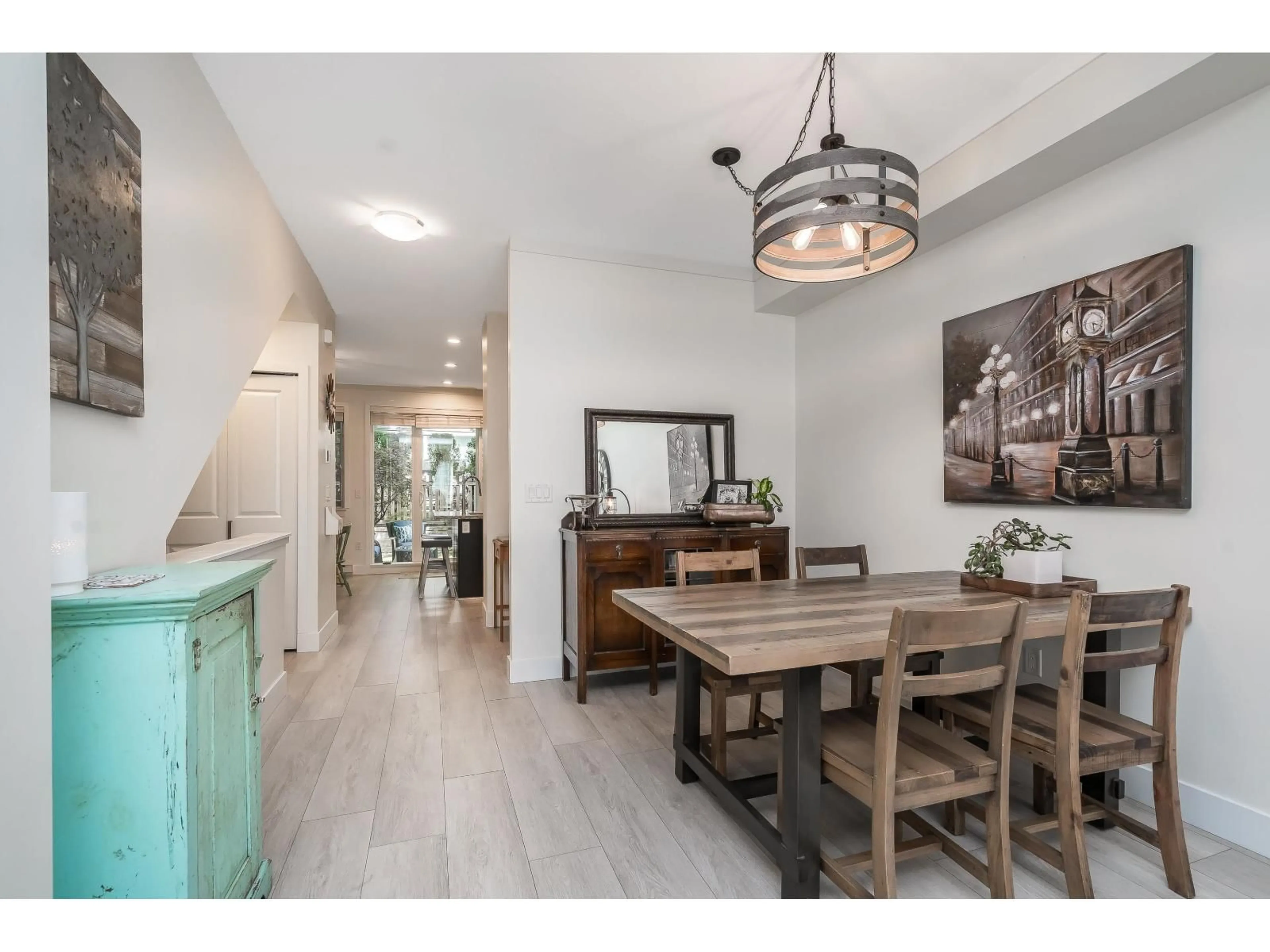 Open concept kitchen, wood/laminate floor for 117 - 2501 161A STREET, Surrey British Columbia V3Z7Y6