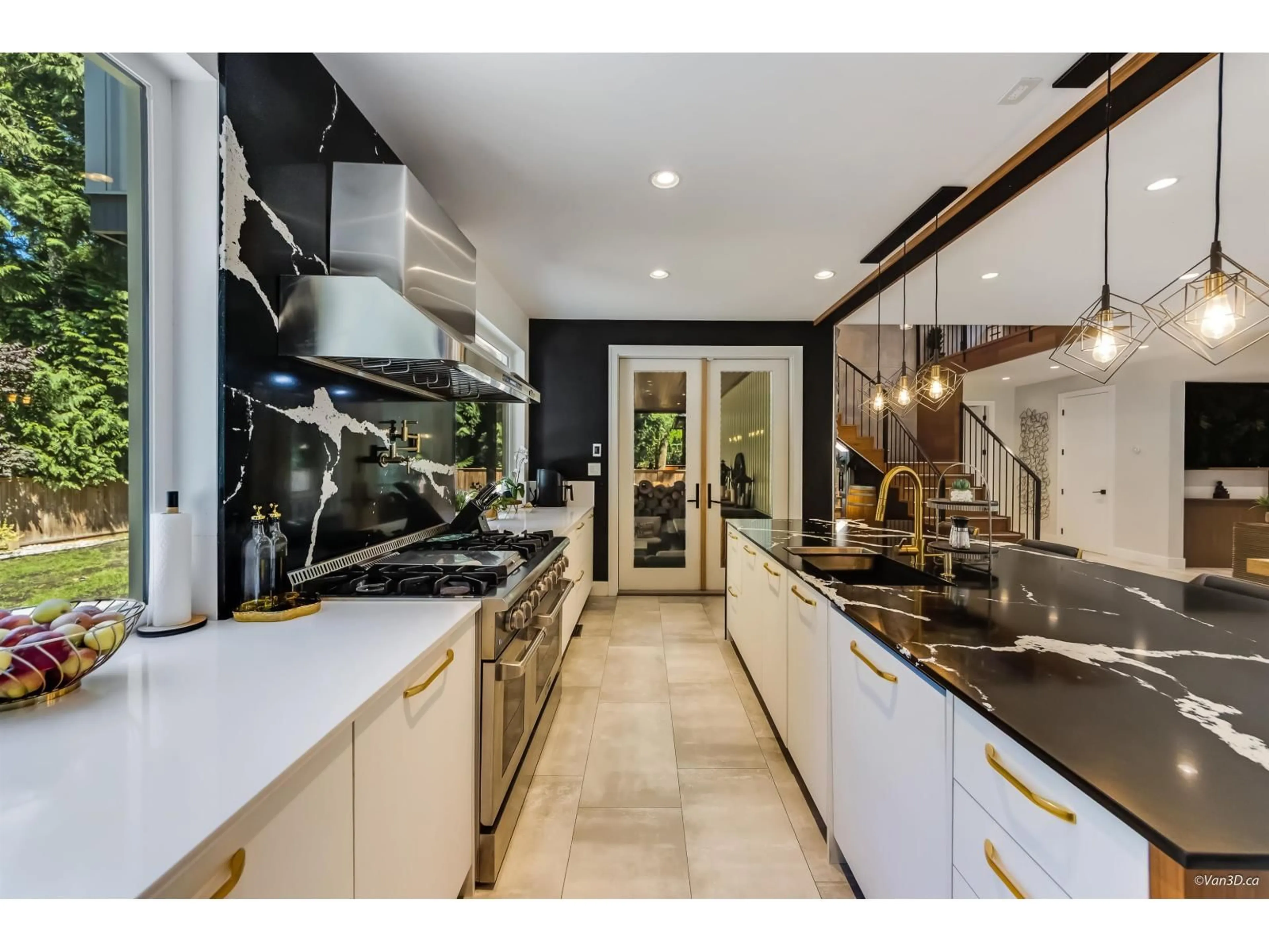 Contemporary kitchen, ceramic/tile floor for 19889 42A AVENUE, Langley British Columbia V3A6A4