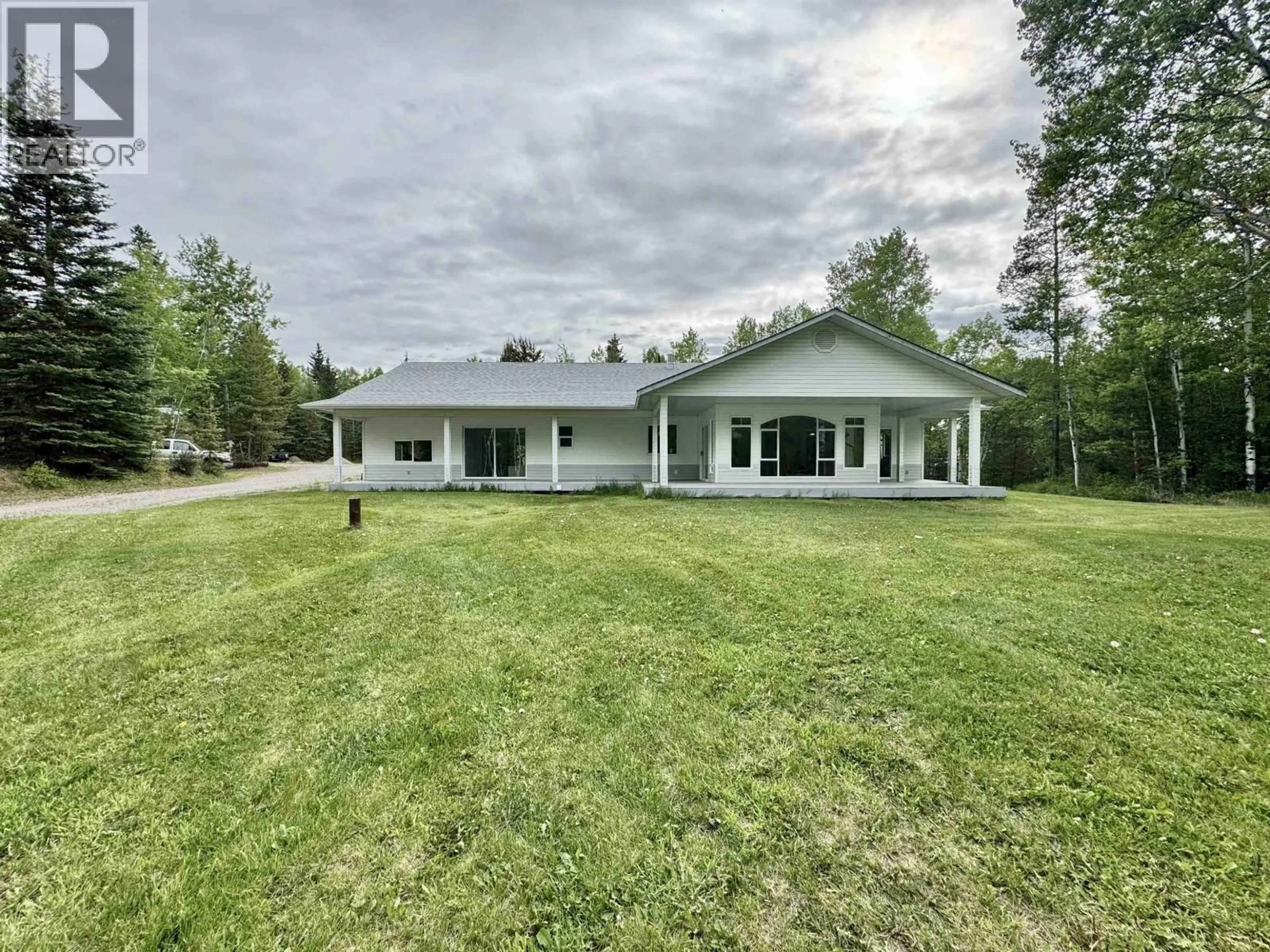 A pic from outside/outdoor area/front of a property/back of a property/a pic from drone, unknown for 6436 ERICKSON ROAD, 100 Mile House British Columbia V0K1X3