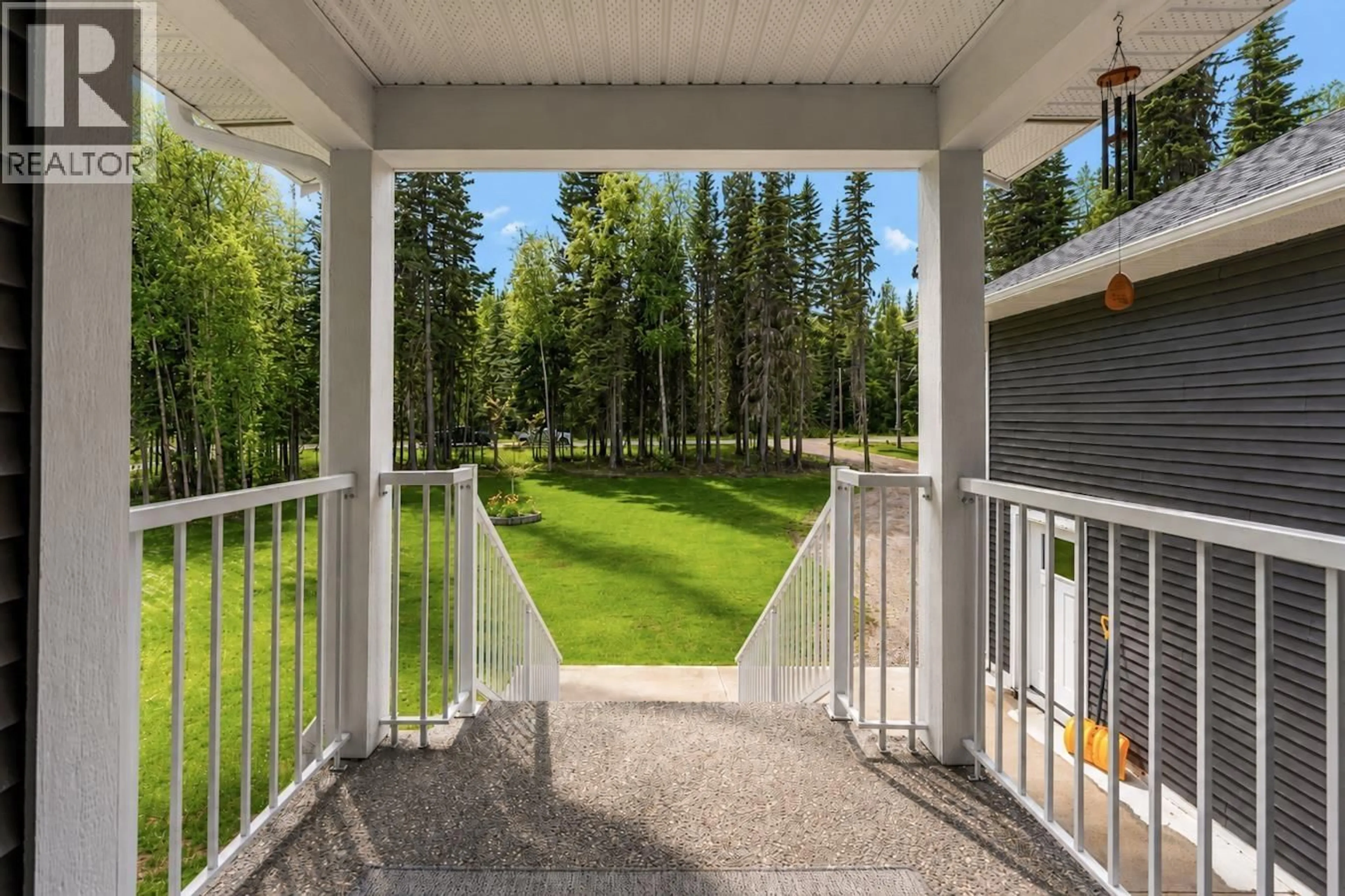 Patio, forest/trees view for 8686 HONEYMOON DRIVE, Prince George British Columbia V2K5J8