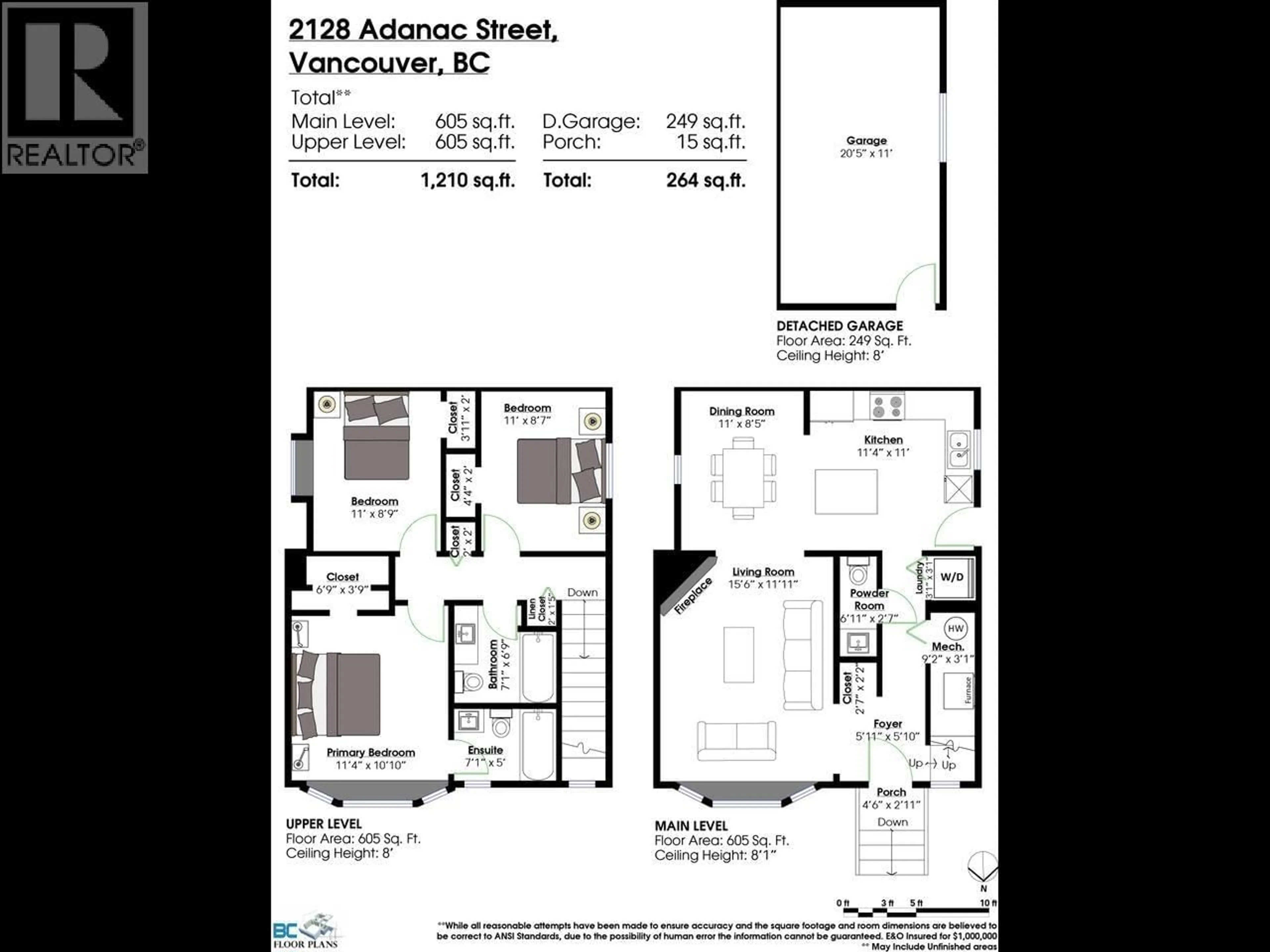 Floor plan for 2128 ADANAC STREET, Vancouver British Columbia V5L2E7