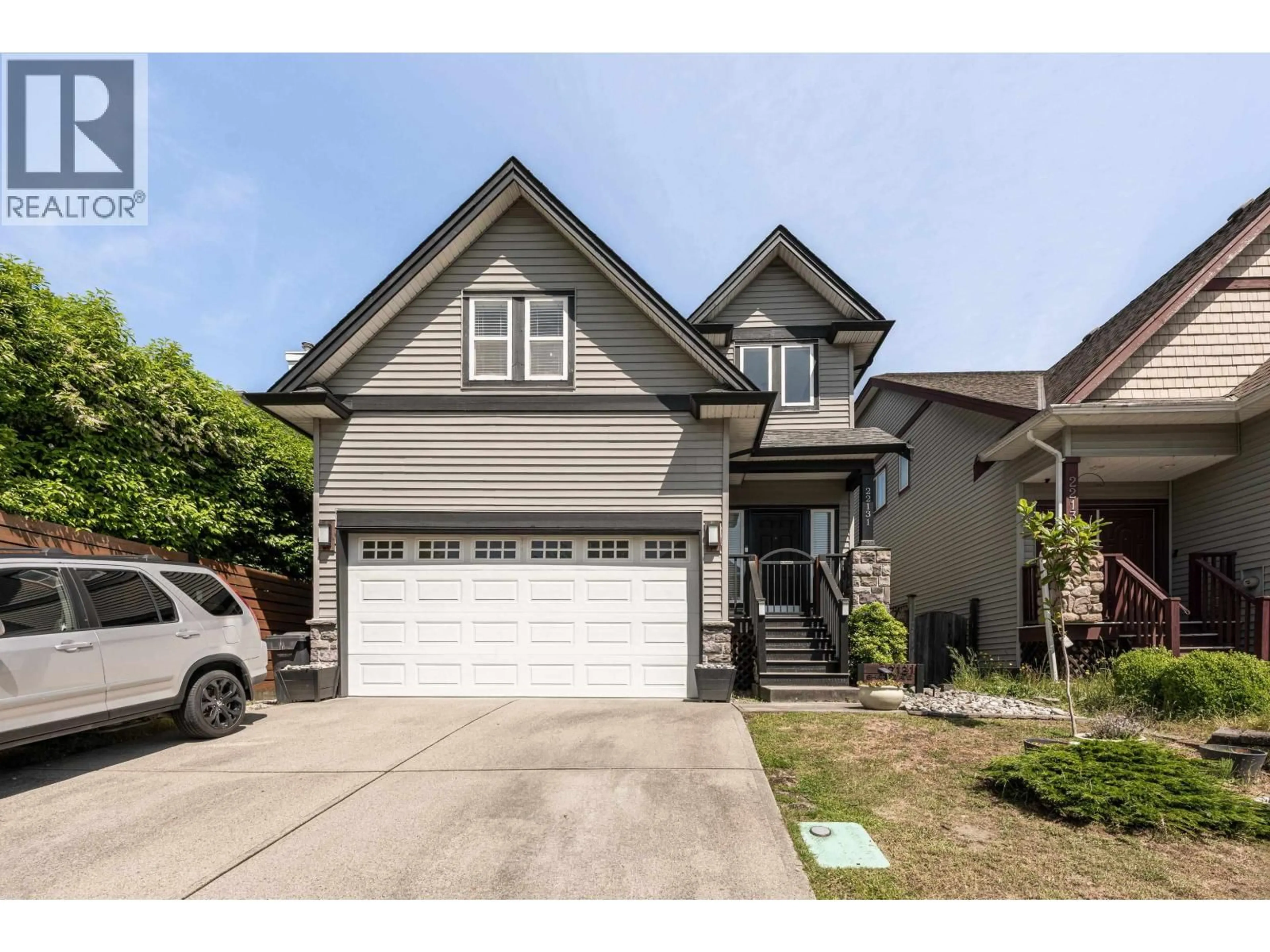 Home with vinyl exterior material, street for 22131 SHARPE AVENUE, Richmond British Columbia V6V3C5