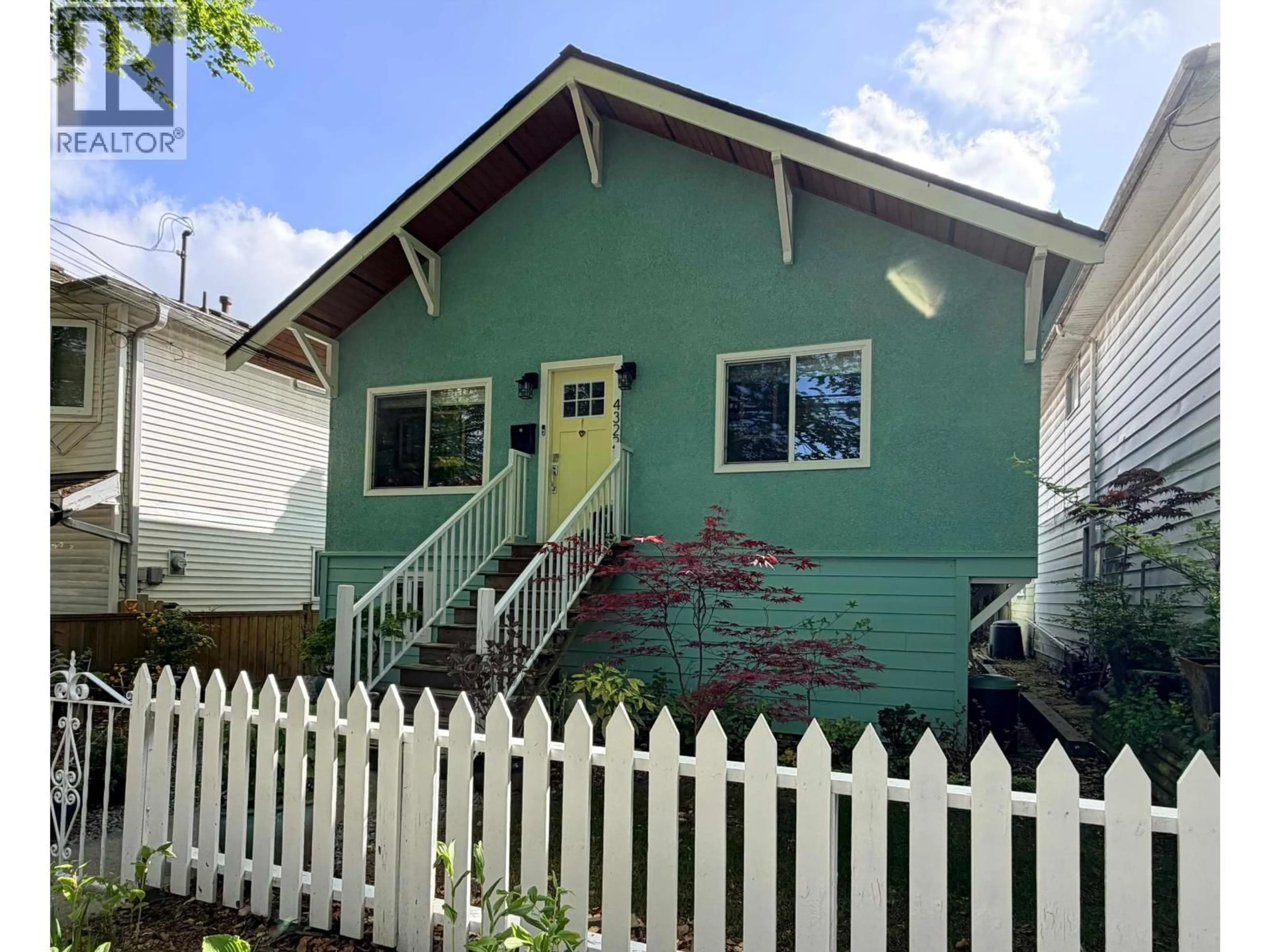 Home with vinyl exterior material, street for 4322 WELWYN STREET, Vancouver British Columbia V5N3Z4