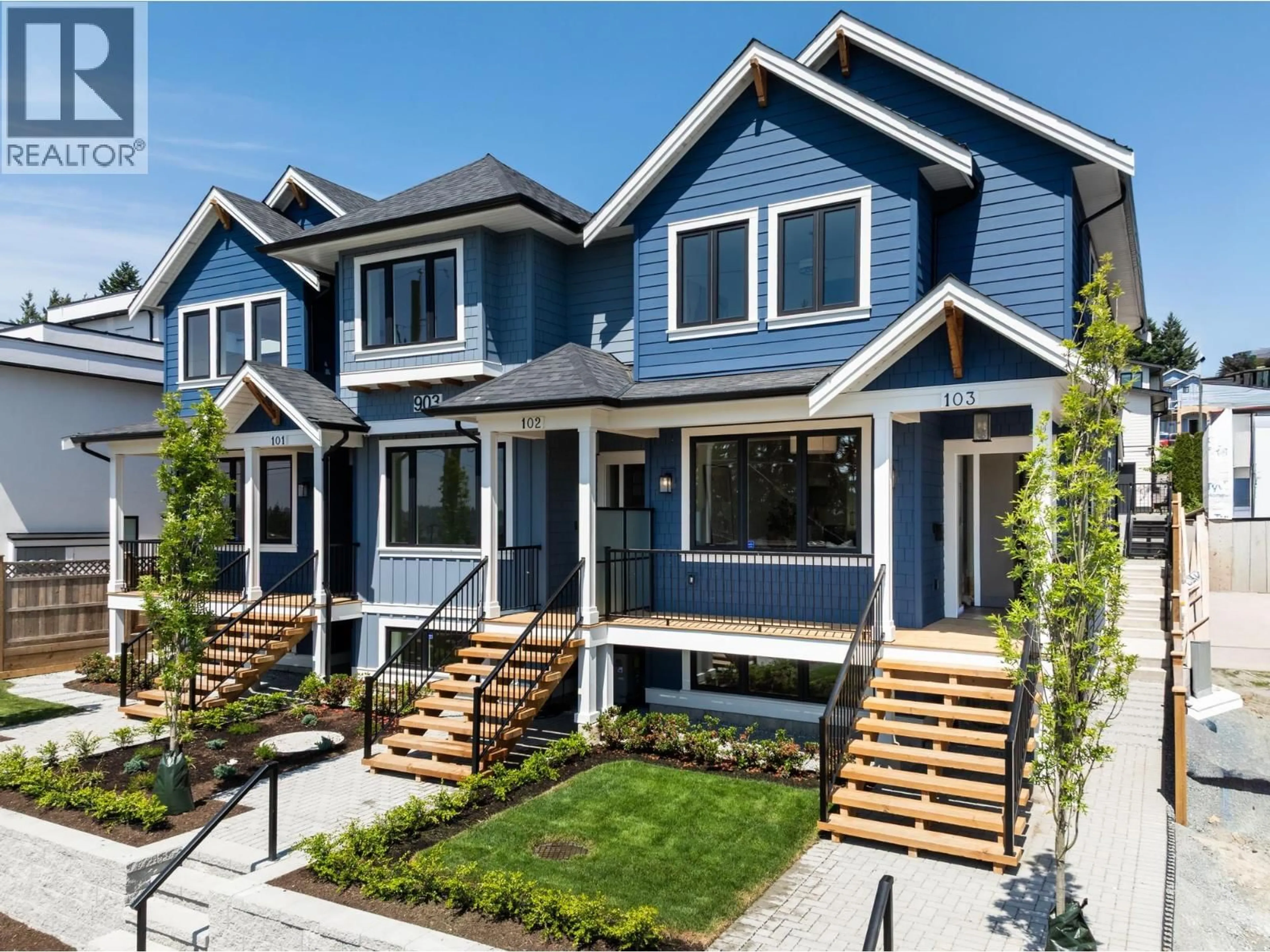 Home with vinyl exterior material, street for 103 - 903 EDGAR AVENUE, Coquitlam British Columbia V3K2K1