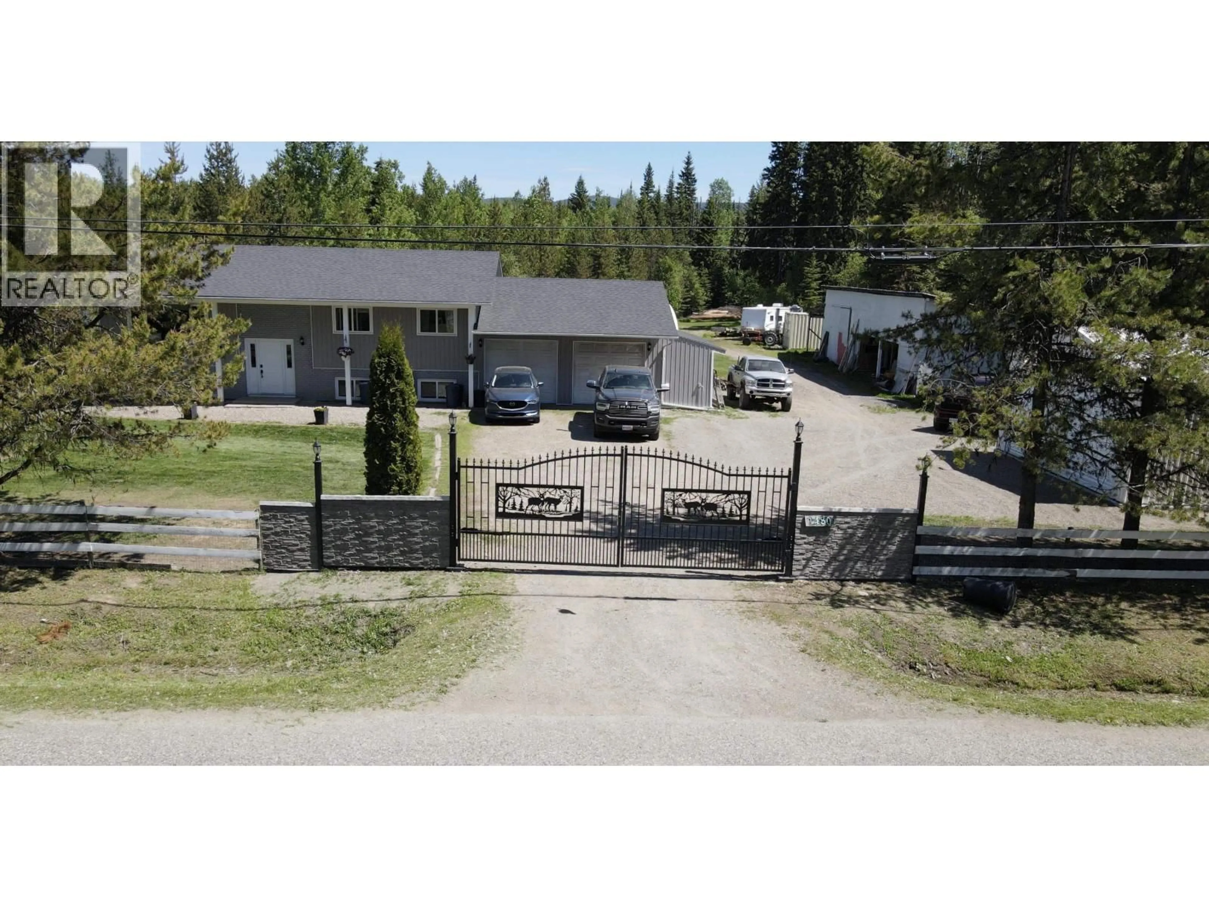 A pic from outside/outdoor area/front of a property/back of a property/a pic from drone, street for 1480 DAVID DRIVE, Prince George British Columbia V2N6V7