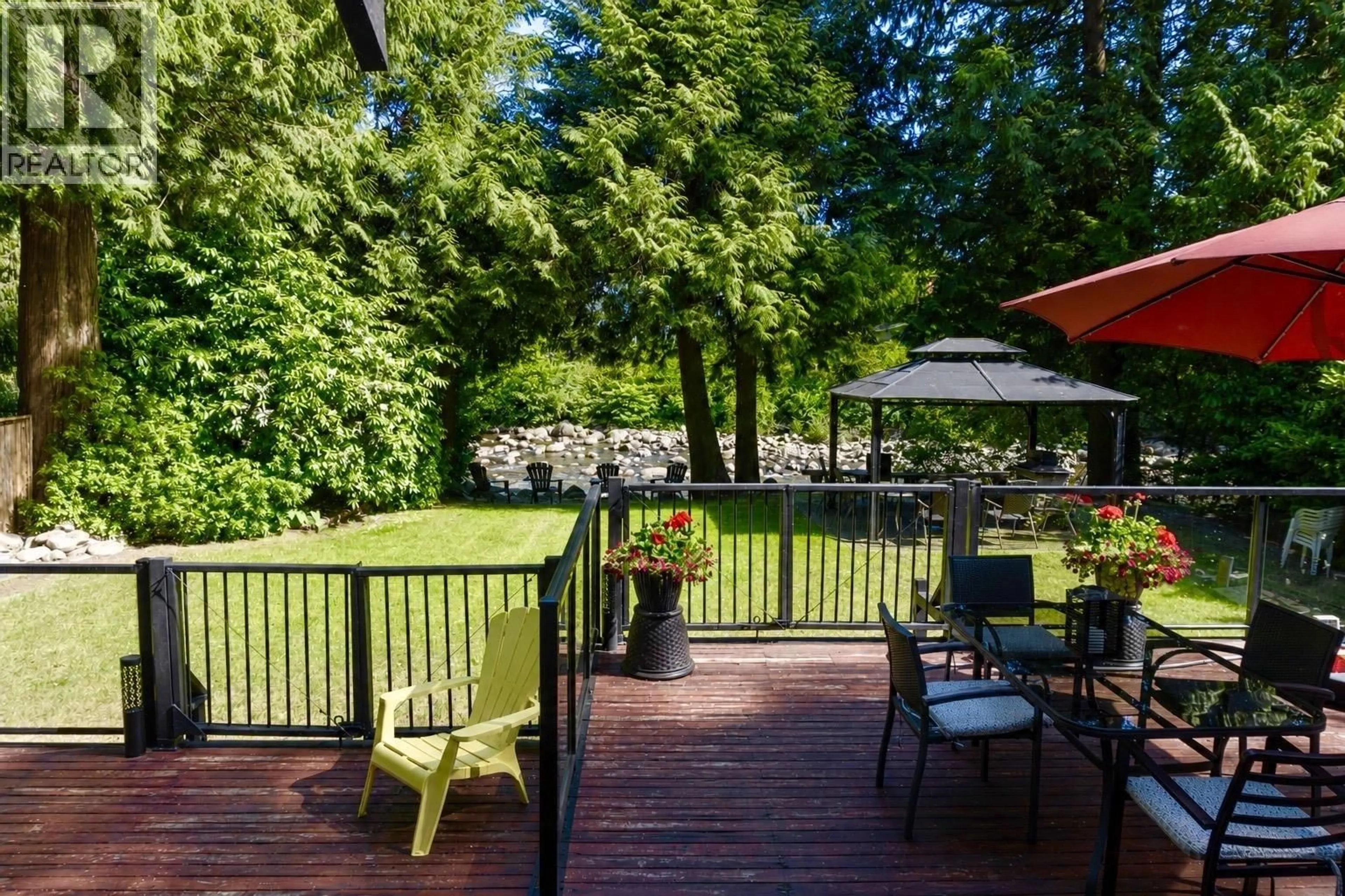 Patio, forest/trees view for 820 SEYMOUR BOULEVARD, North Vancouver British Columbia V7J2J6
