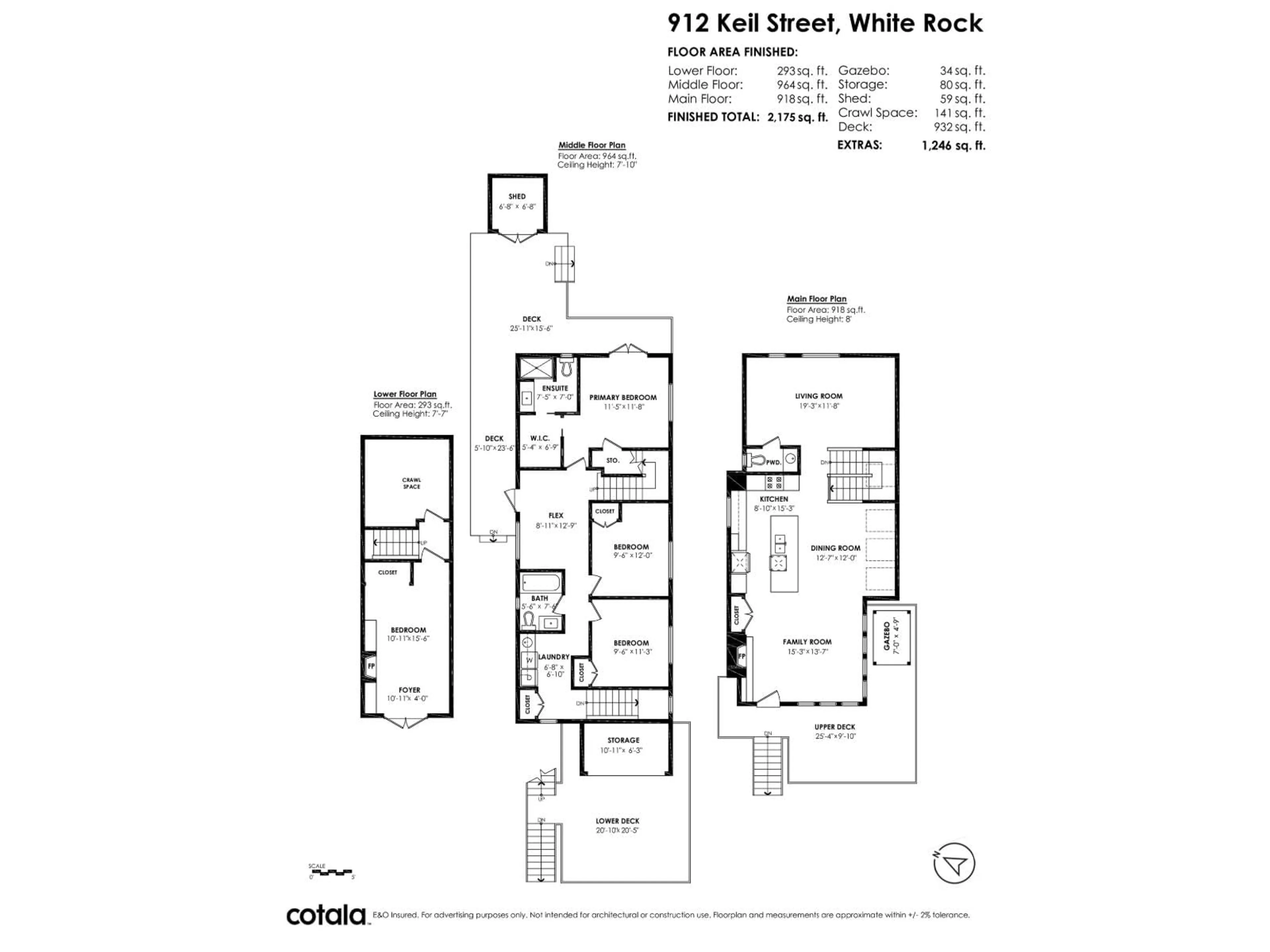Floor plan for 912 KEIL STREET, White Rock British Columbia V4B4V7