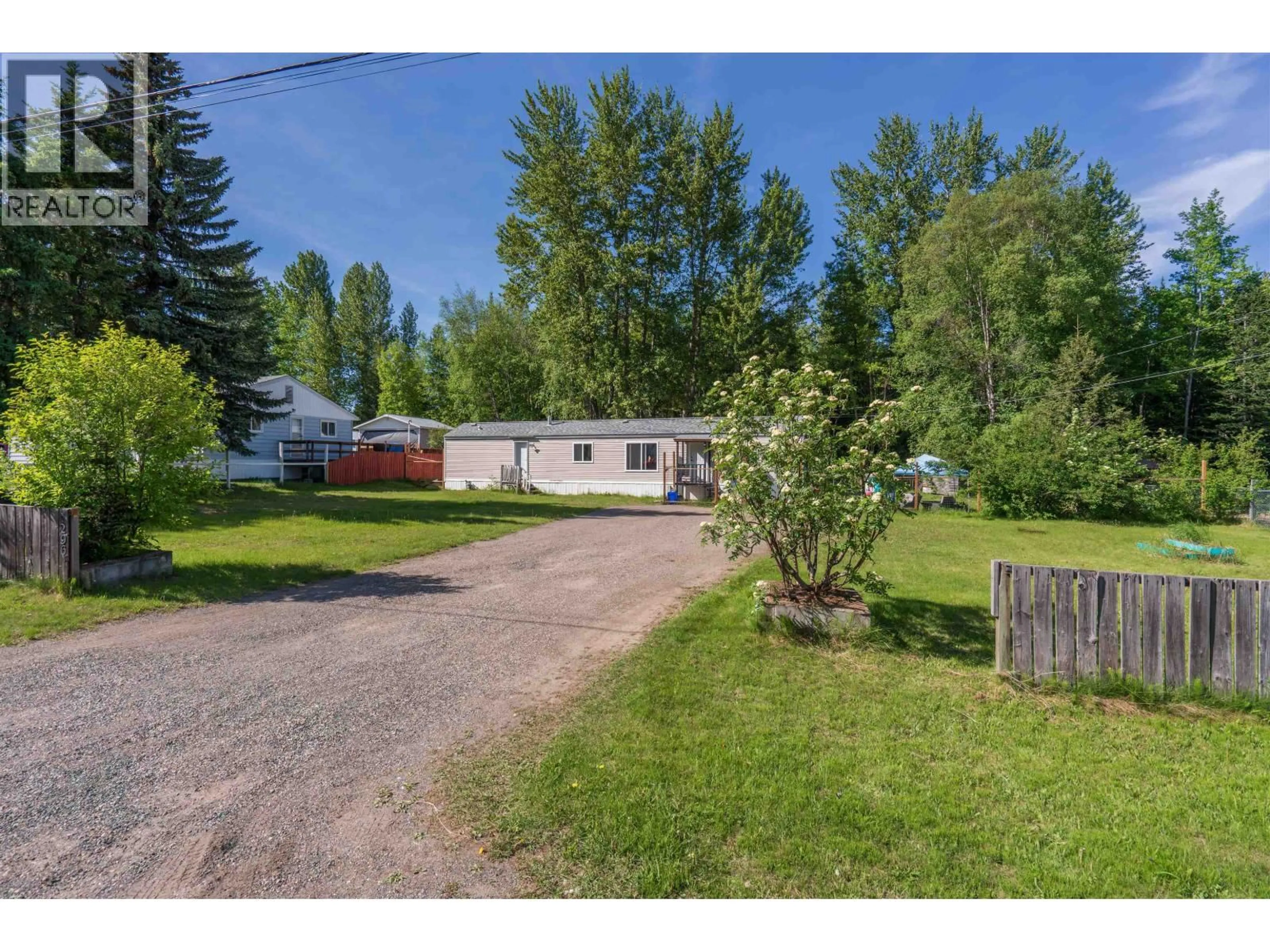 A pic from outside/outdoor area/front of a property/back of a property/a pic from drone, street for 4296 NORDIC DRIVE, Prince George British Columbia V2K2S9