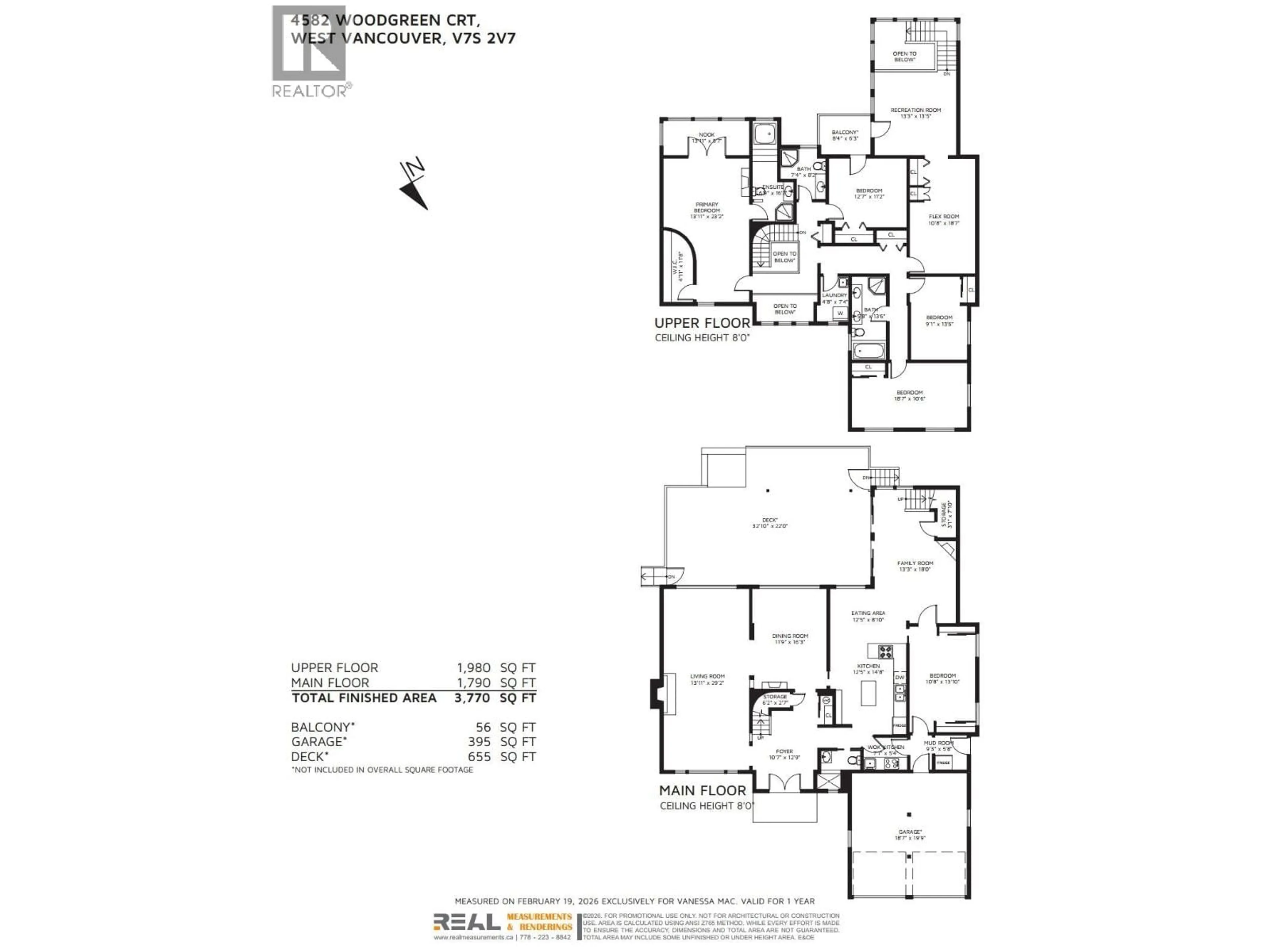 Floor plan for 4582 WOODGREEN COURT, West Vancouver British Columbia V7S2V7