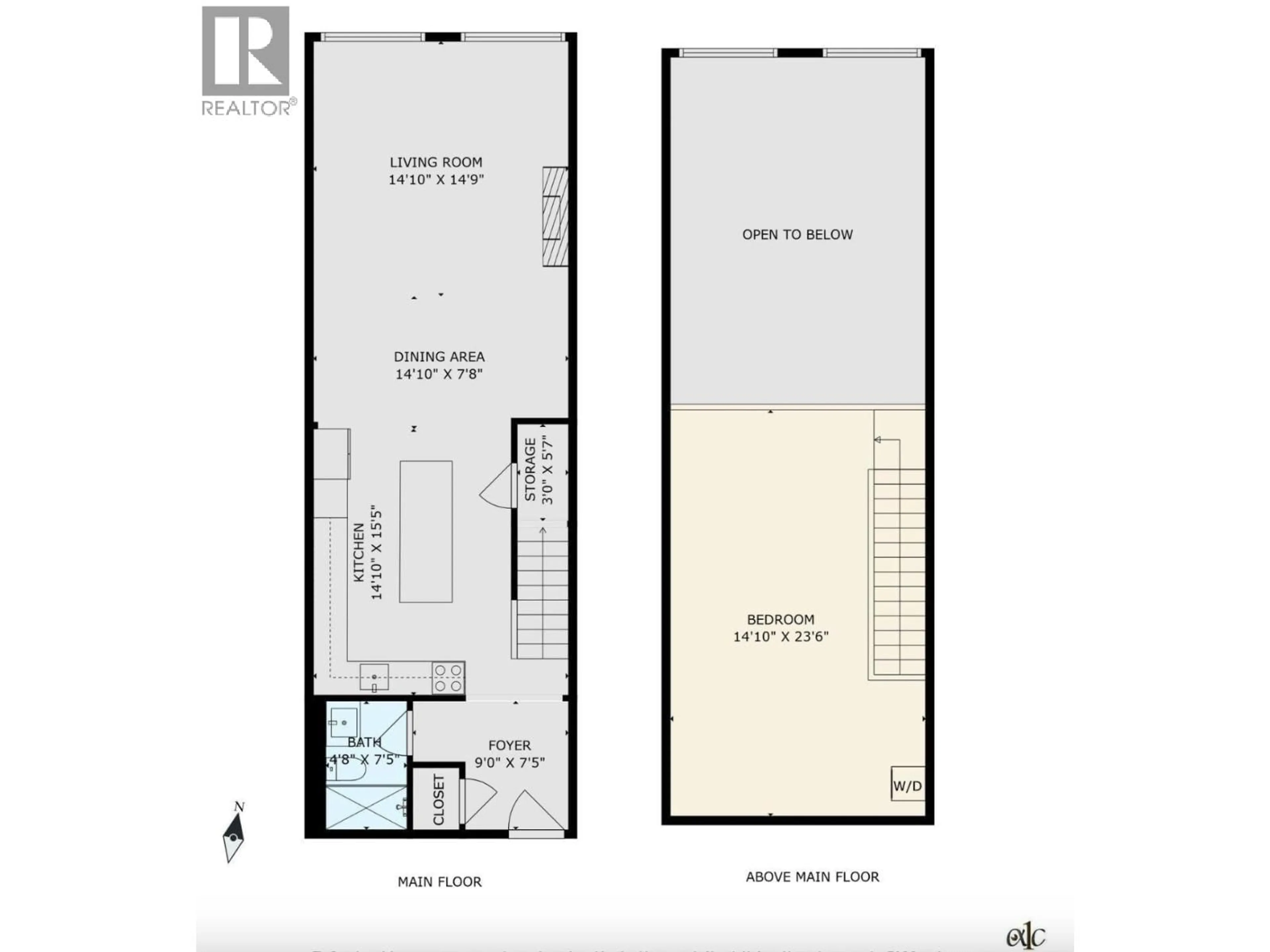 Floor plan for 417 - 237 4TH AVENUE, Vancouver British Columbia V5T4R4