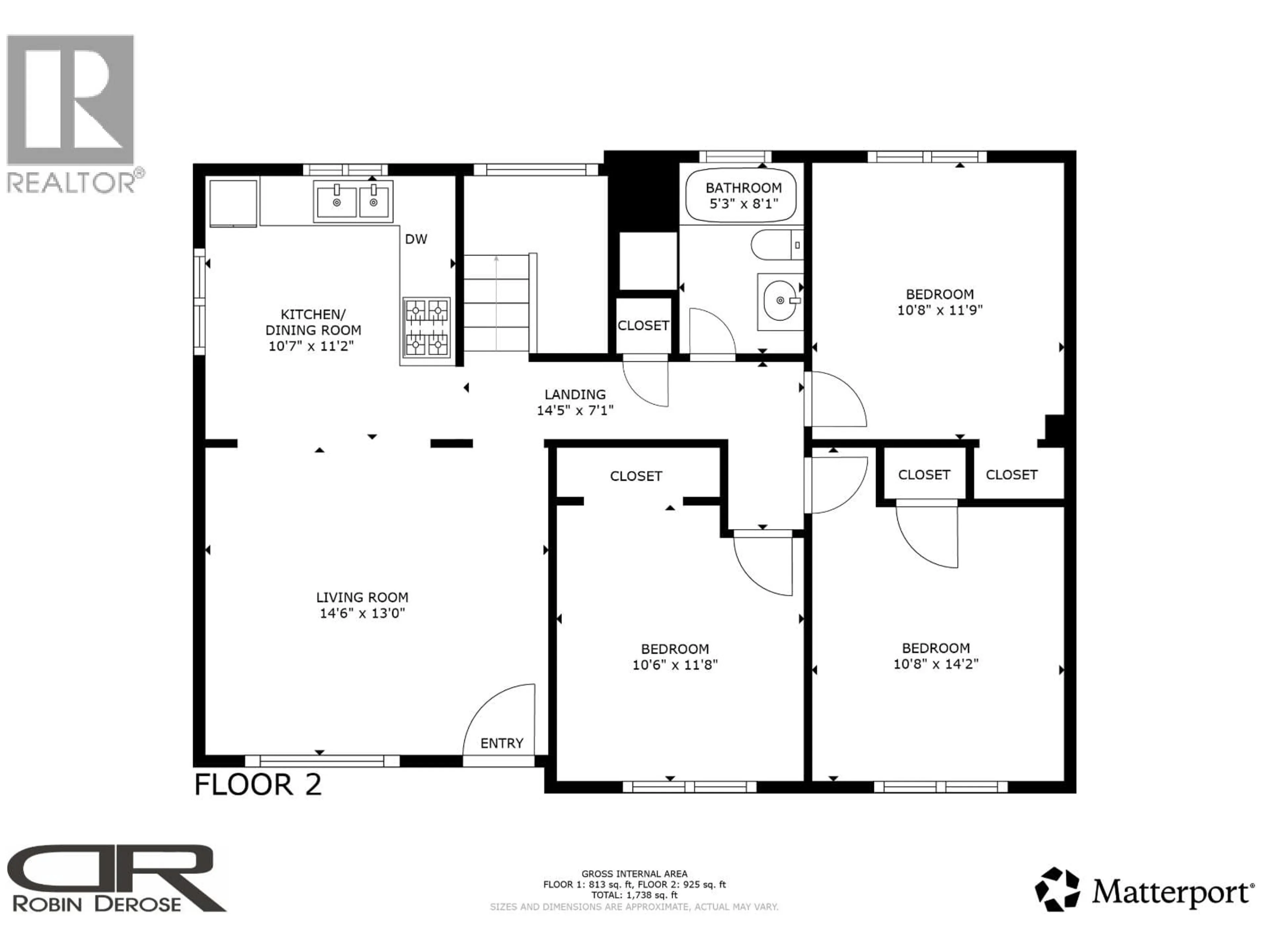 Floor plan for 10703 102 AVENUE, Fort St. John British Columbia V1J2E9