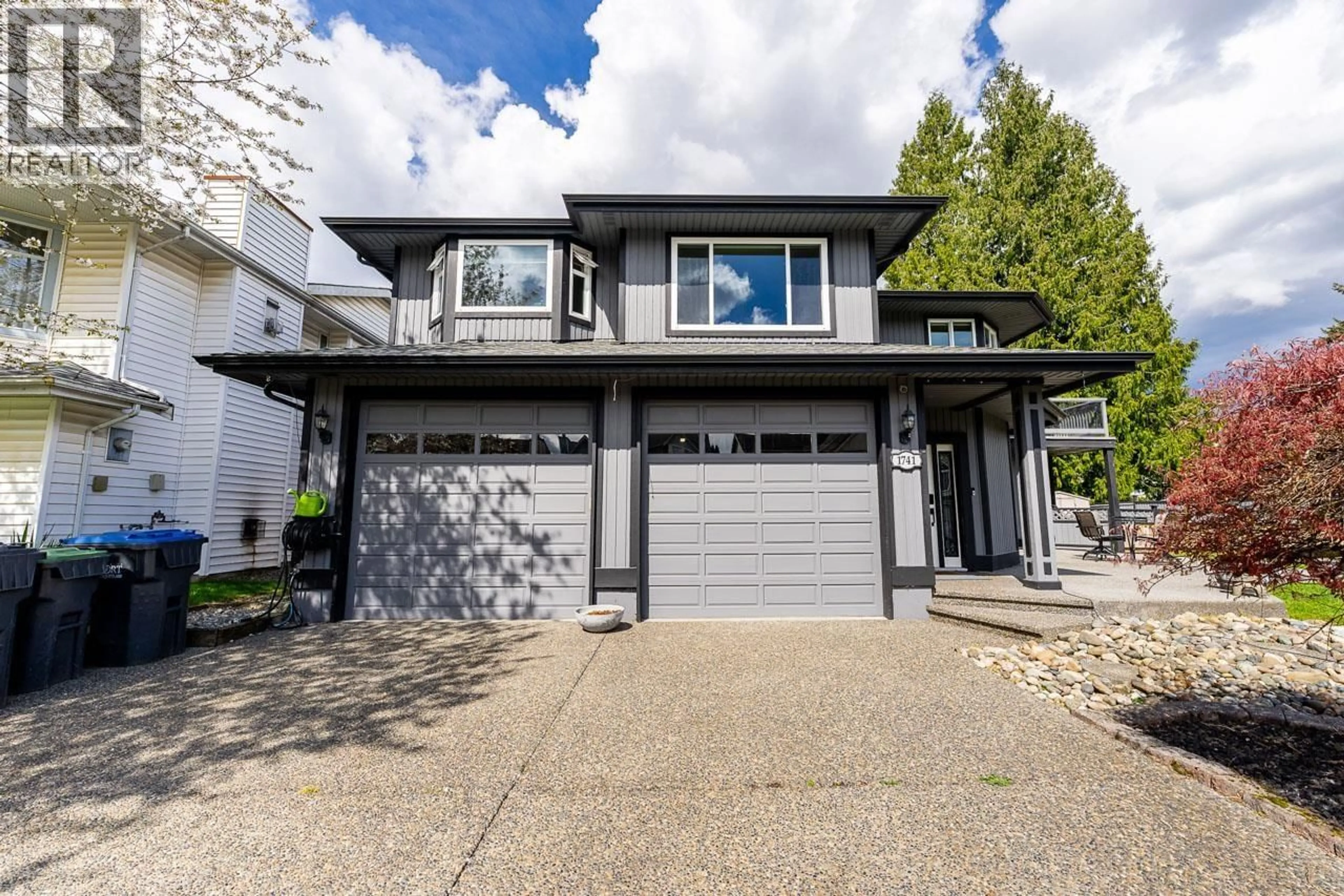 Home with vinyl exterior material, street for 1741 PEKRUL PLACE, Port Coquitlam British Columbia V3C6A7
