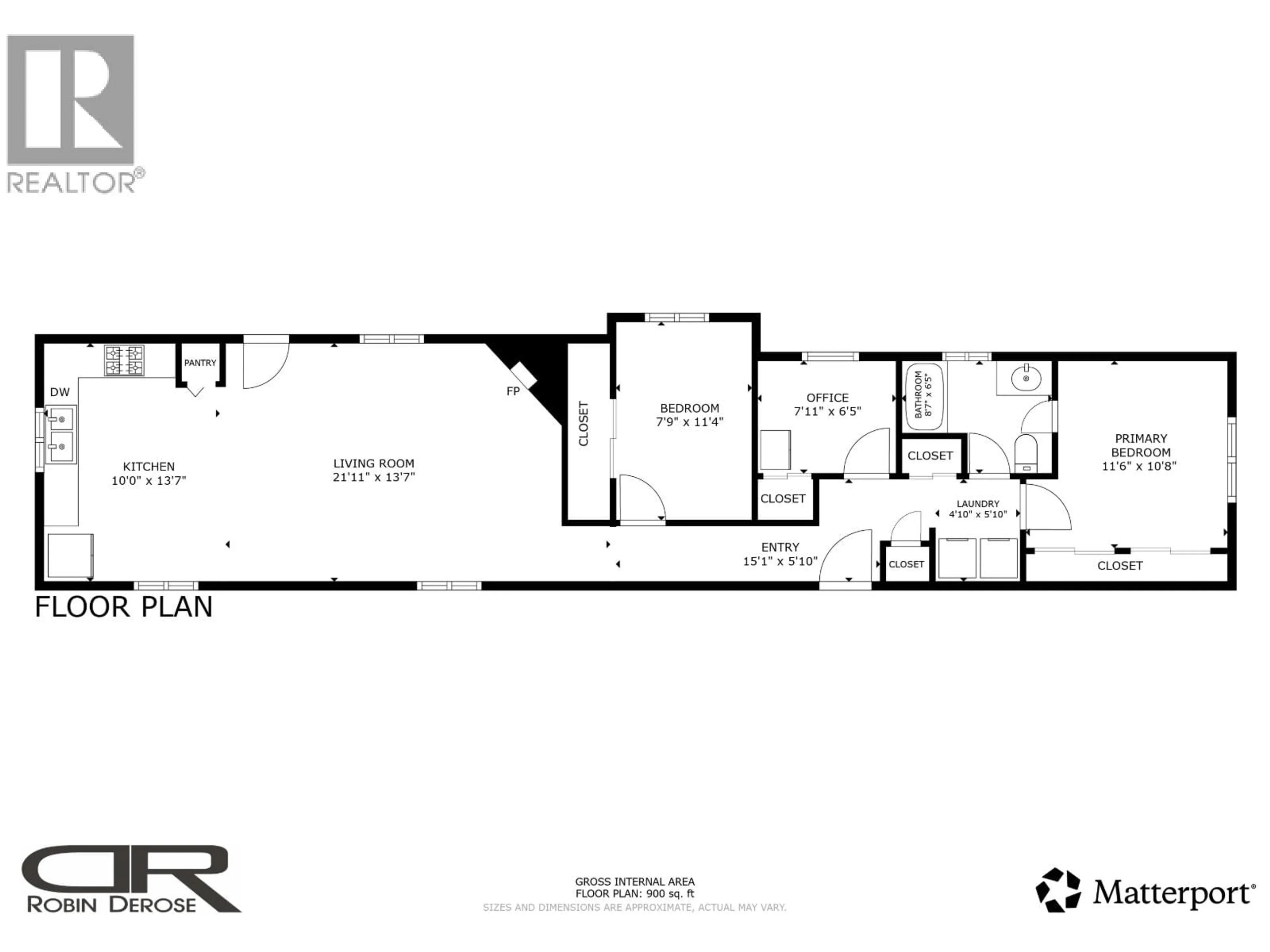 Floor plan for 147 - 9207 82 STREET, Fort St. John British Columbia V1J5G5