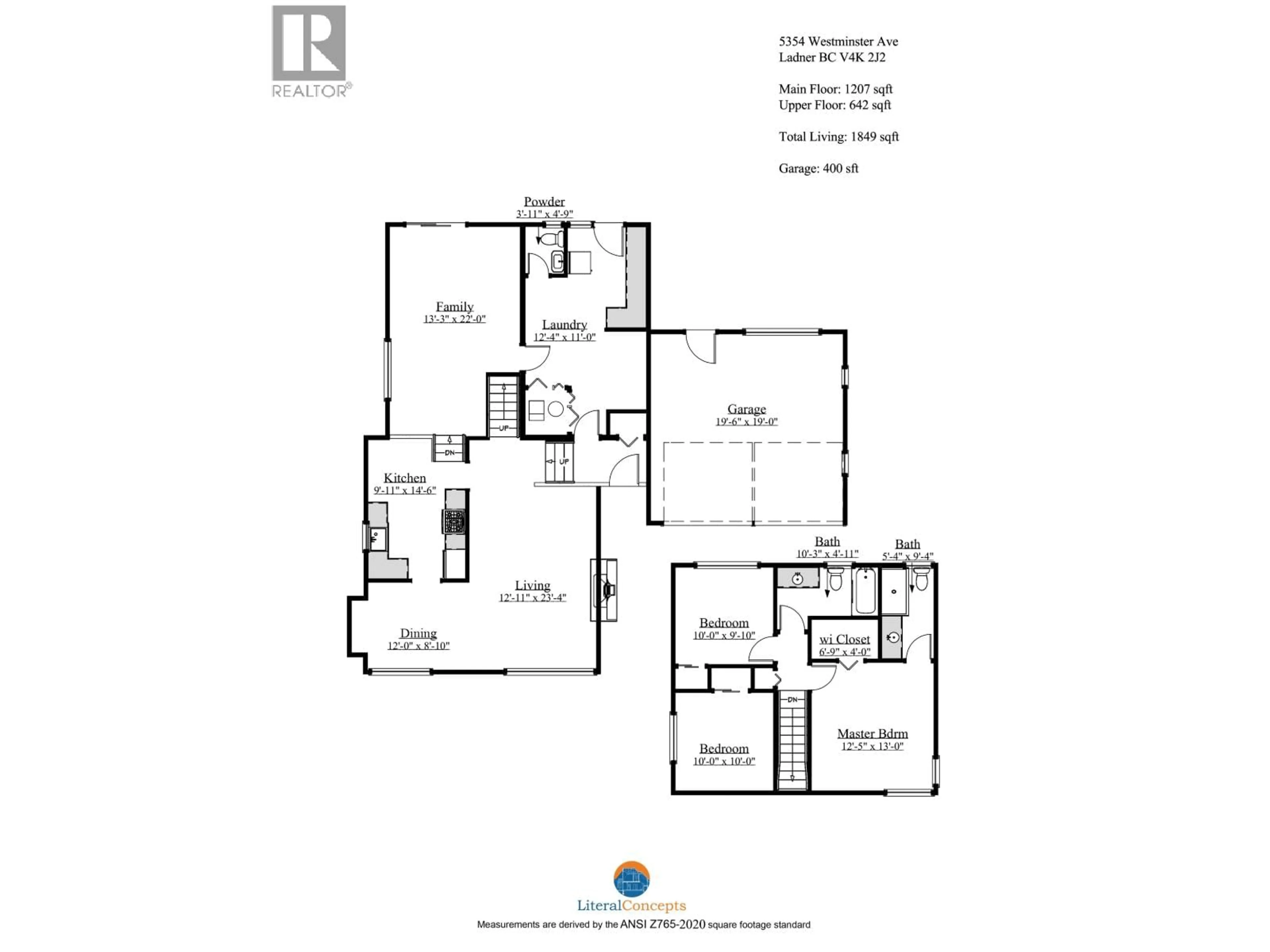Floor plan for 5354 WESTMINSTER AVENUE, Delta British Columbia V4K2J2