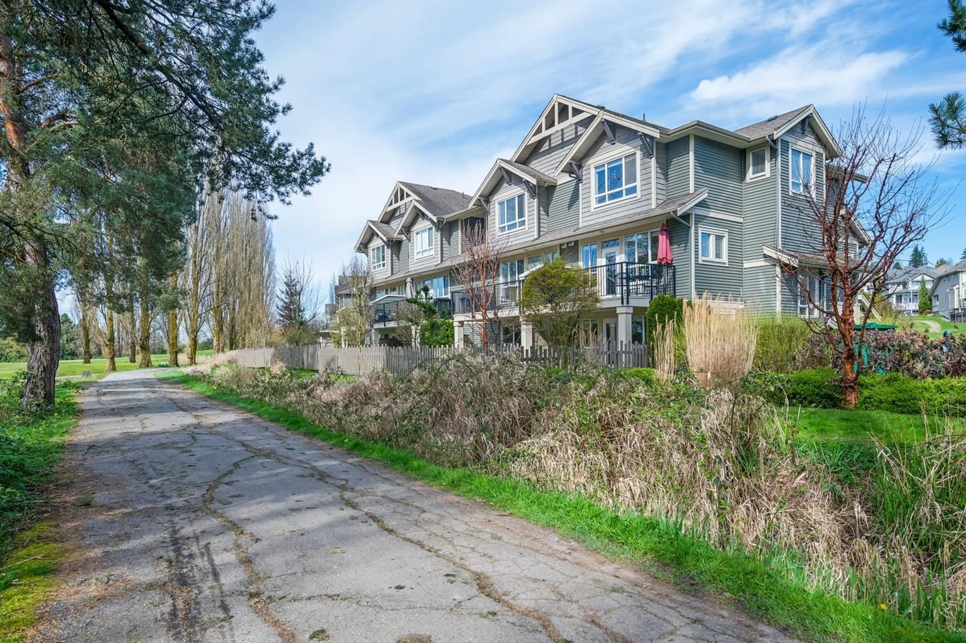 A pic from outside/outdoor area/front of a property/back of a property/a pic from drone, street for 91 - 7780 170 STREET, Surrey British Columbia V4N6M4