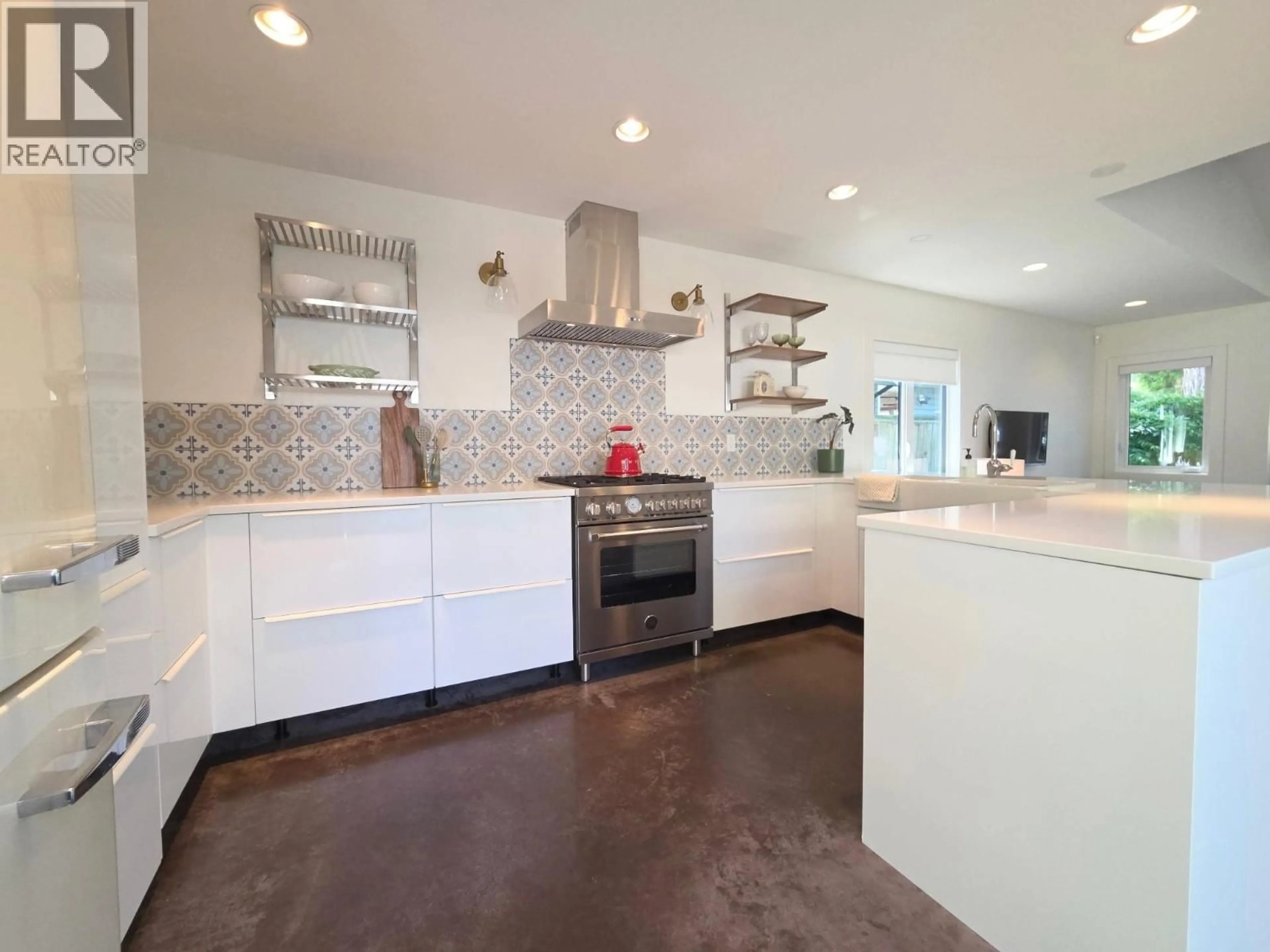 Contemporary kitchen, ceramic/tile floor for 1348 ENDERBY AVENUE, Delta British Columbia V4L1S3