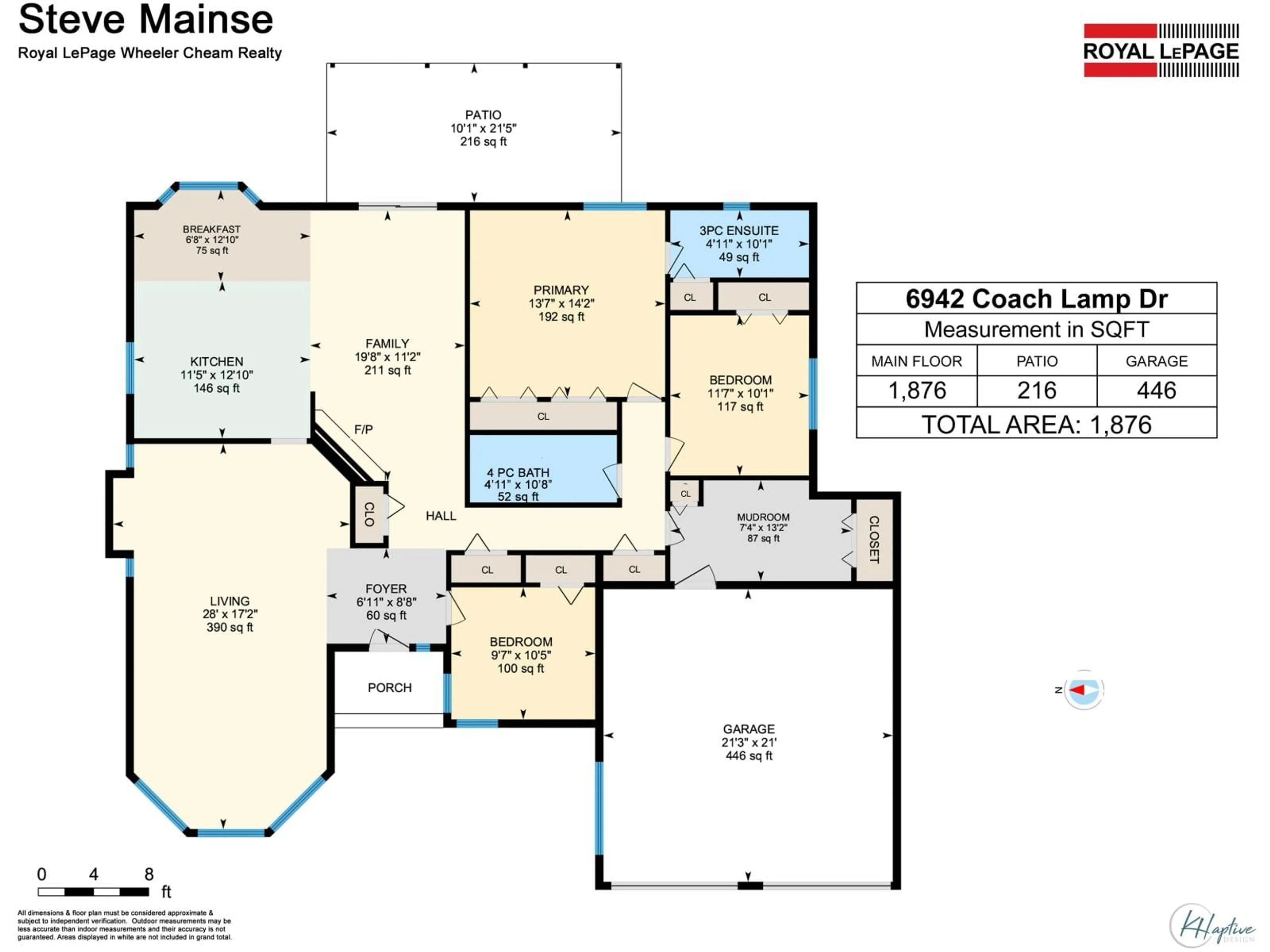 Floor plan for 6942 COACH LAMP DRIVE, Chilliwack British Columbia V2R2X6