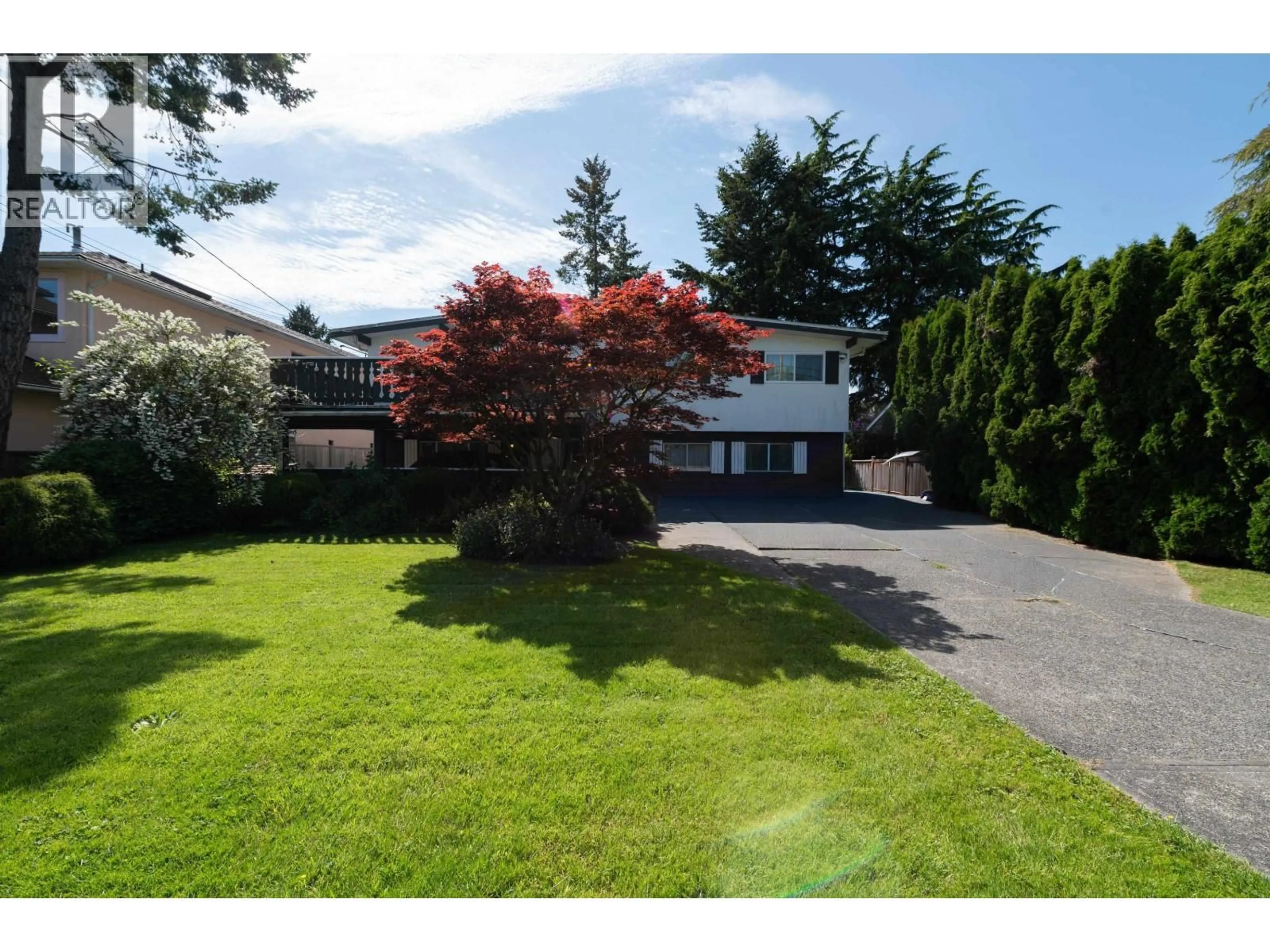 A pic from outside/outdoor area/front of a property/back of a property/a pic from drone, street for 6311 NO. 2 ROAD, Richmond British Columbia V7C3L3