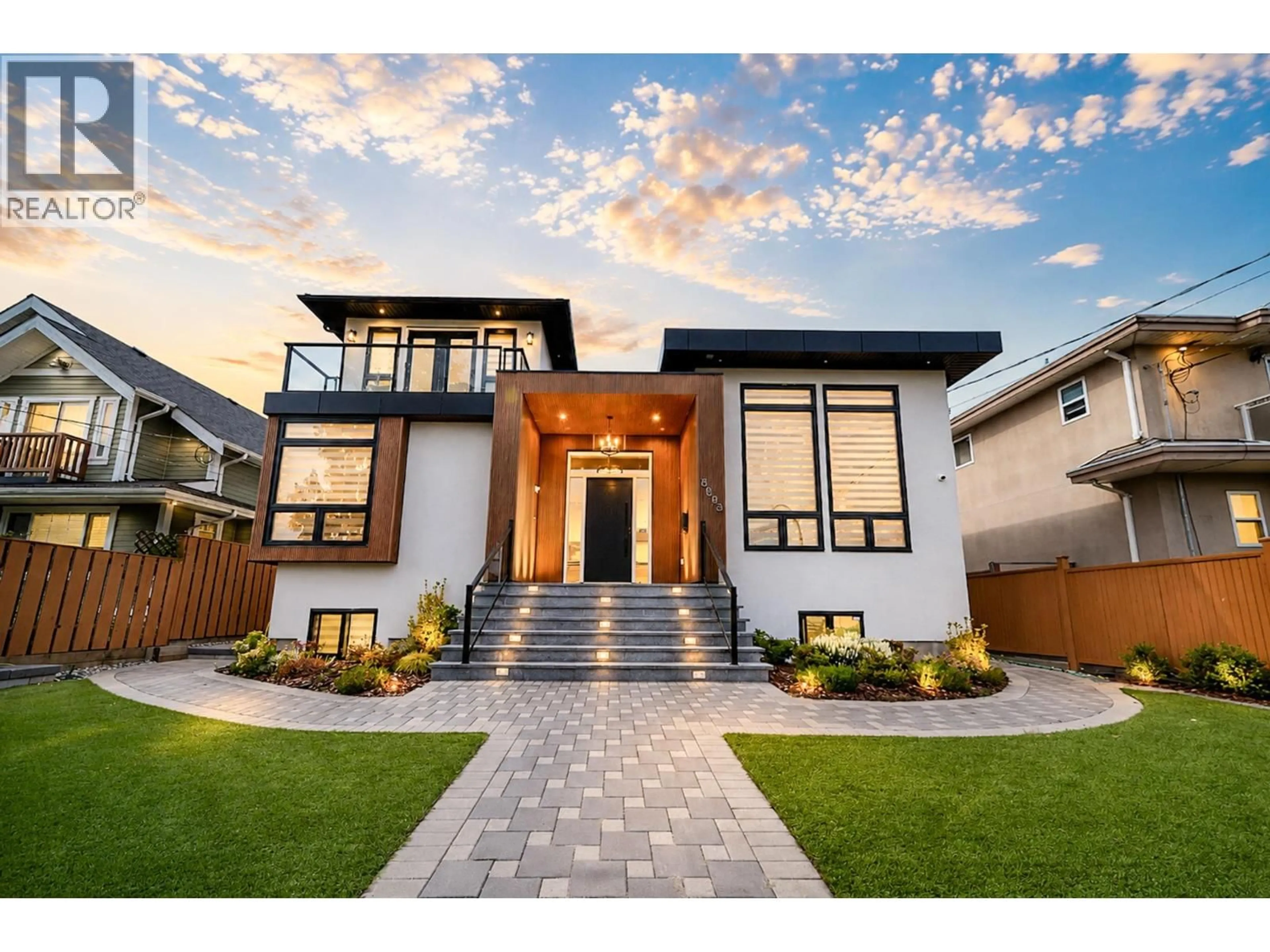 Home with brick exterior material, street for 8093 14TH AVENUE, Burnaby British Columbia V3N2B5