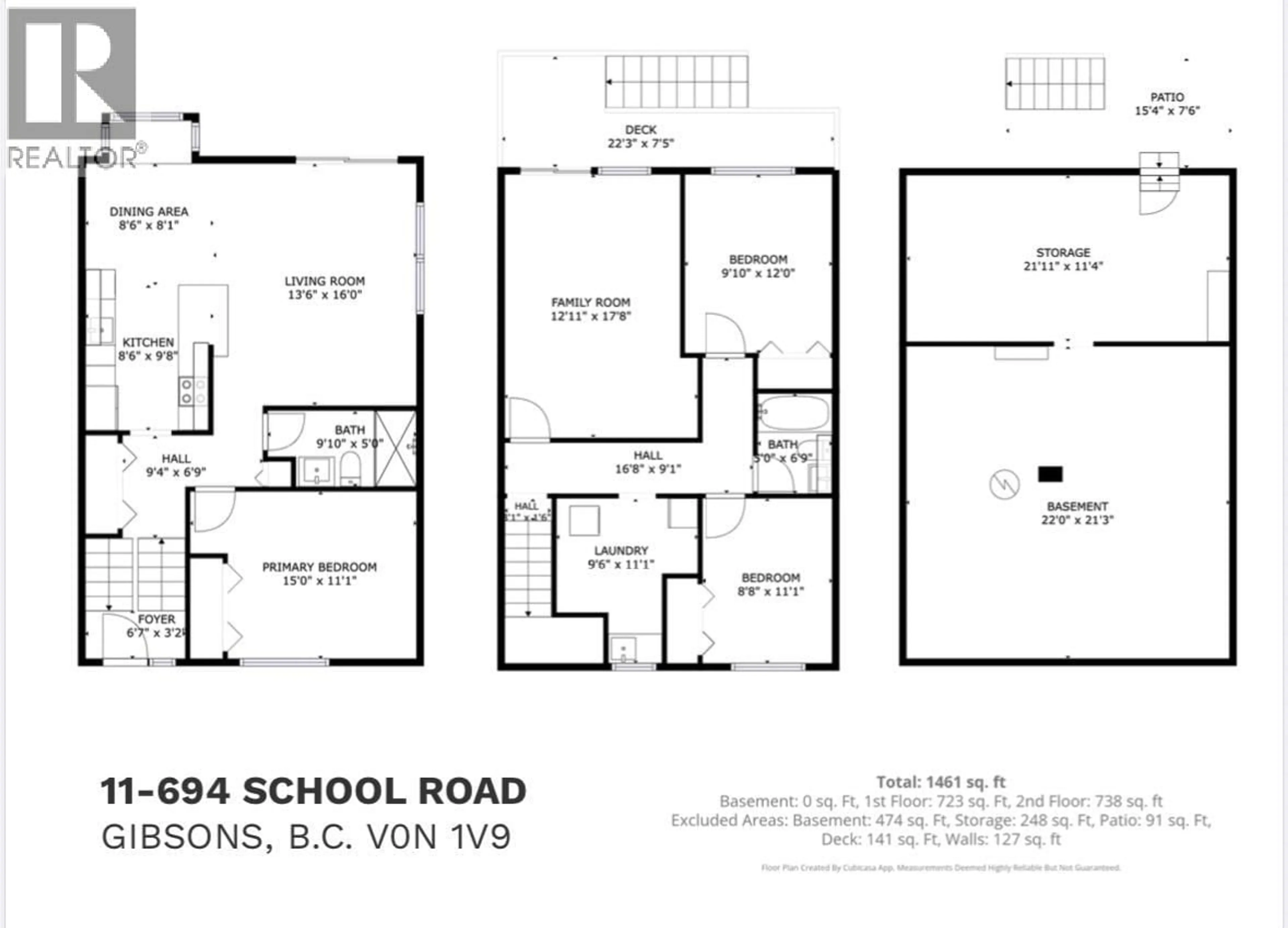 Floor plan for 11 - 694 SCHOOL ROAD, Gibsons British Columbia V0N1V9