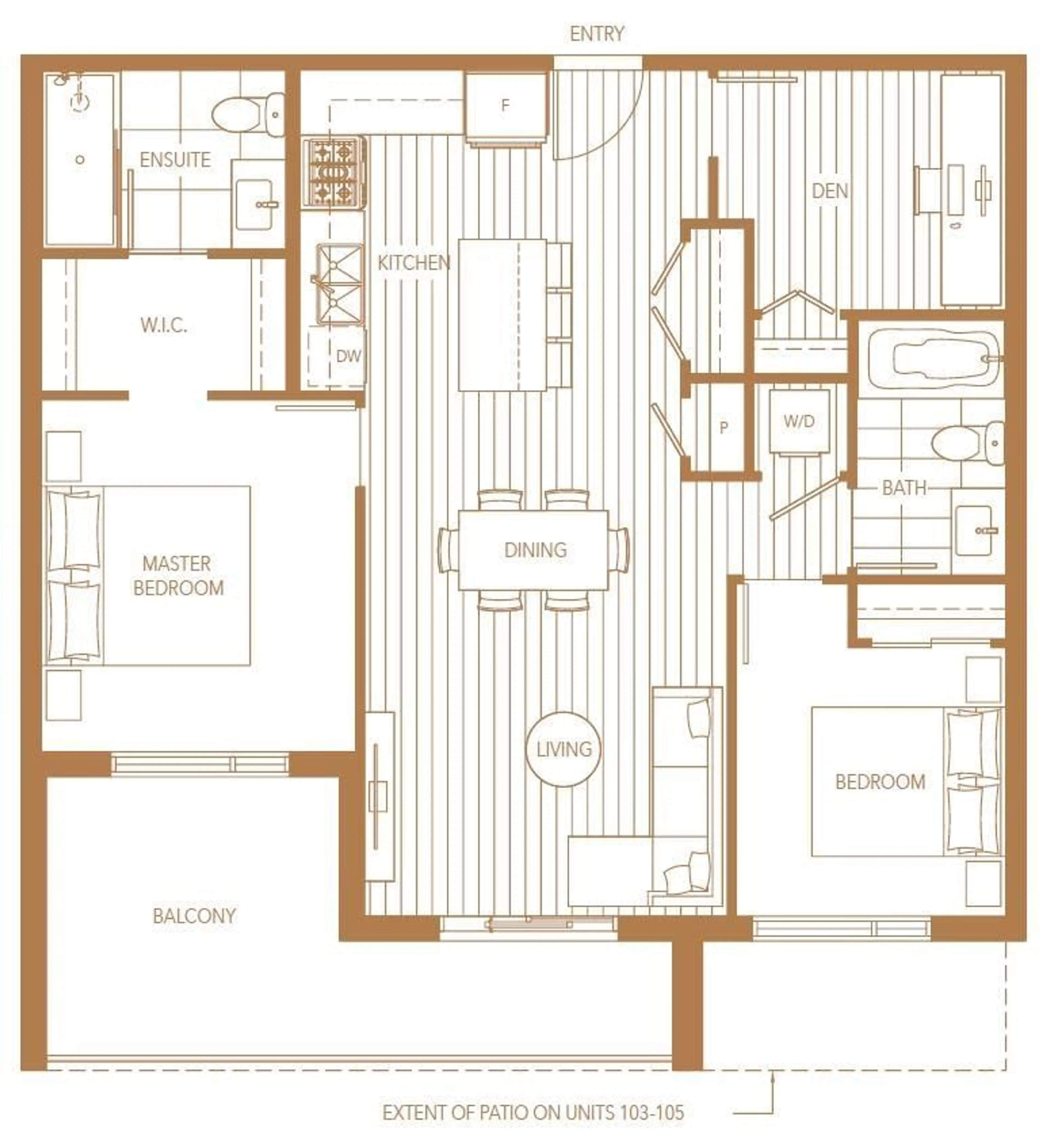 Floor plan for B410 - 8447 202 STREET, Langley British Columbia V2Y4K1