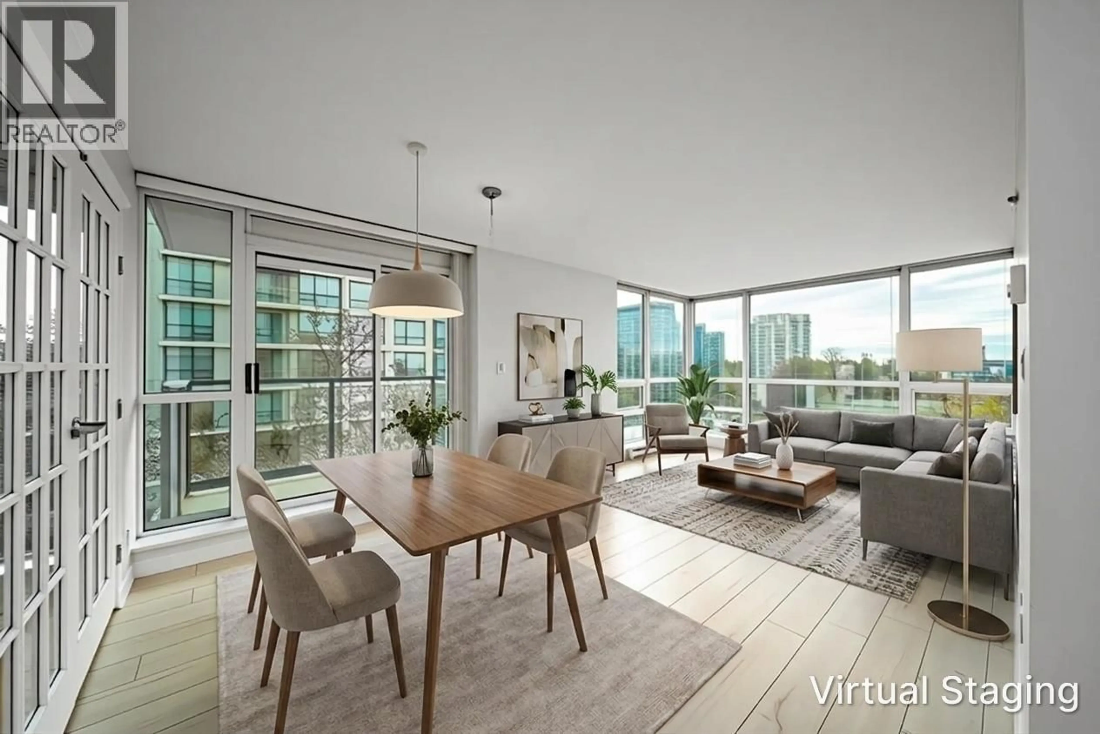 Living room with furniture, unknown for 806 - 7555 ALDERBRIDGE WAY, Richmond British Columbia V6X4L3