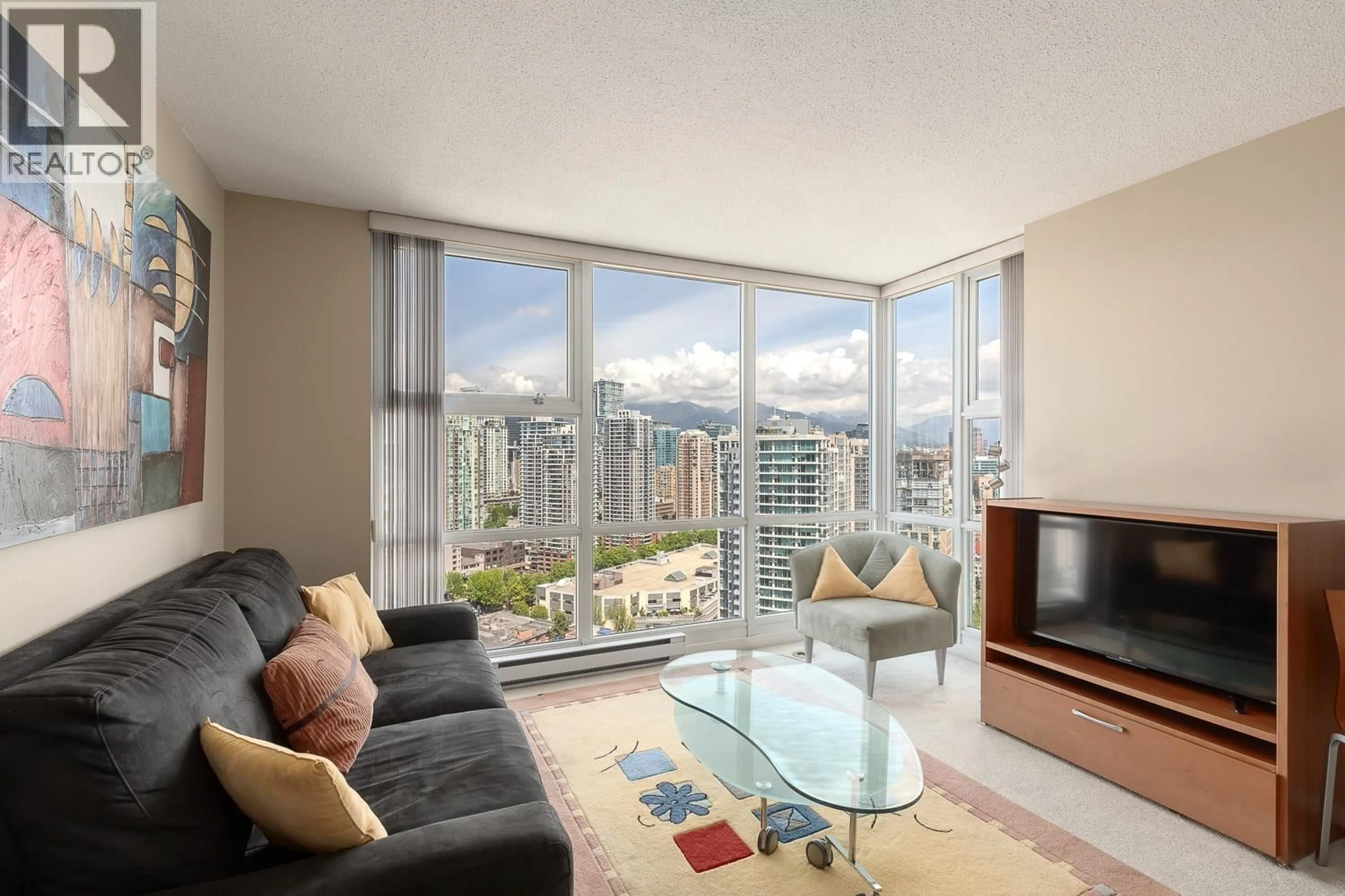 Living room with furniture, unknown for 3205 - 193 AQUARIUS MEWS, Vancouver British Columbia V6Z2Z2