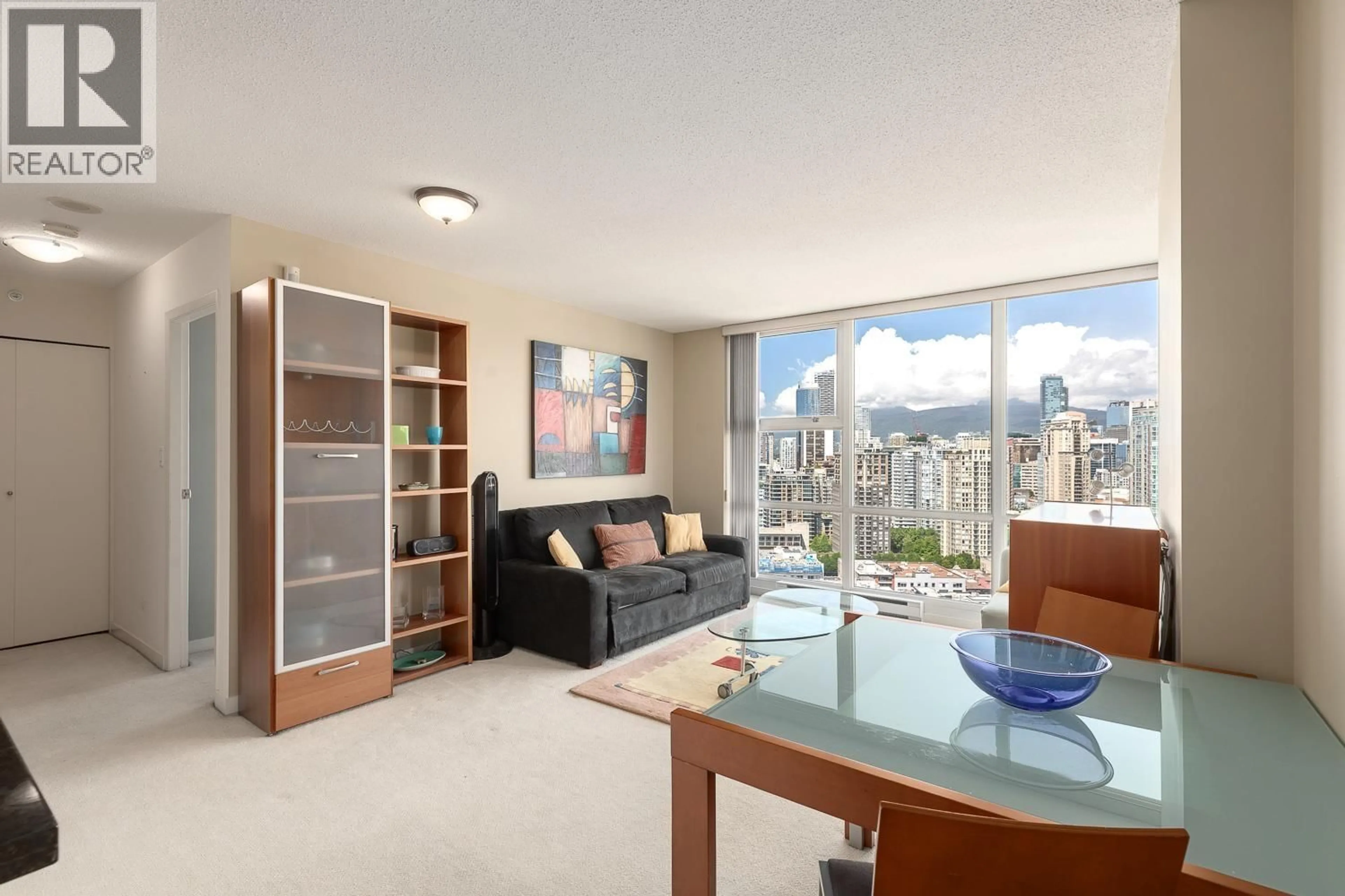 Living room with furniture, unknown for 3205 - 193 AQUARIUS MEWS, Vancouver British Columbia V6Z2Z2