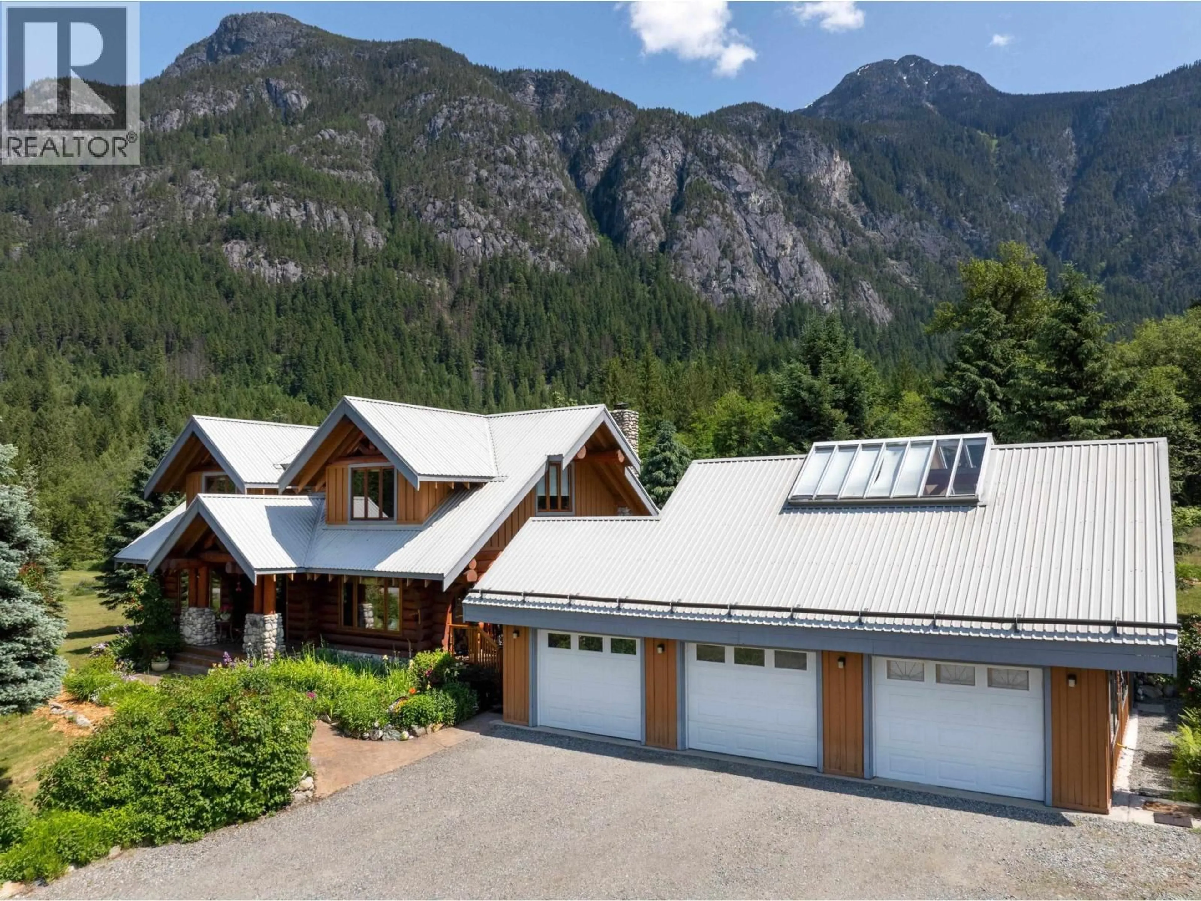 A pic from outside/outdoor area/front of a property/back of a property/a pic from drone, mountain view for 7744 OWL RIDGE ROAD, Mount Currie British Columbia V0N2K0