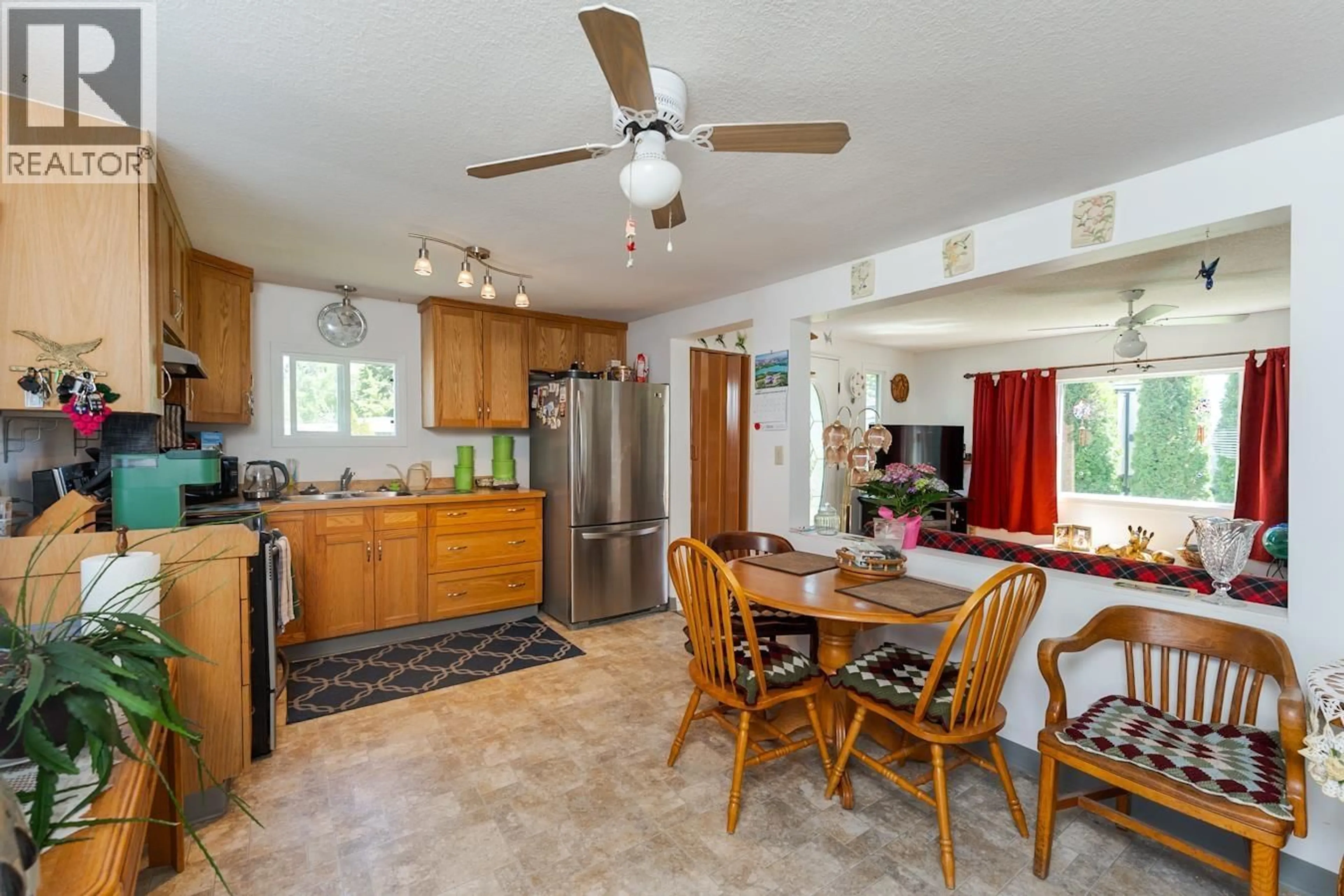 Open concept kitchen, ceramic/tile floor for 6815 LANGER CRESCENT, Prince George British Columbia V2K2N5