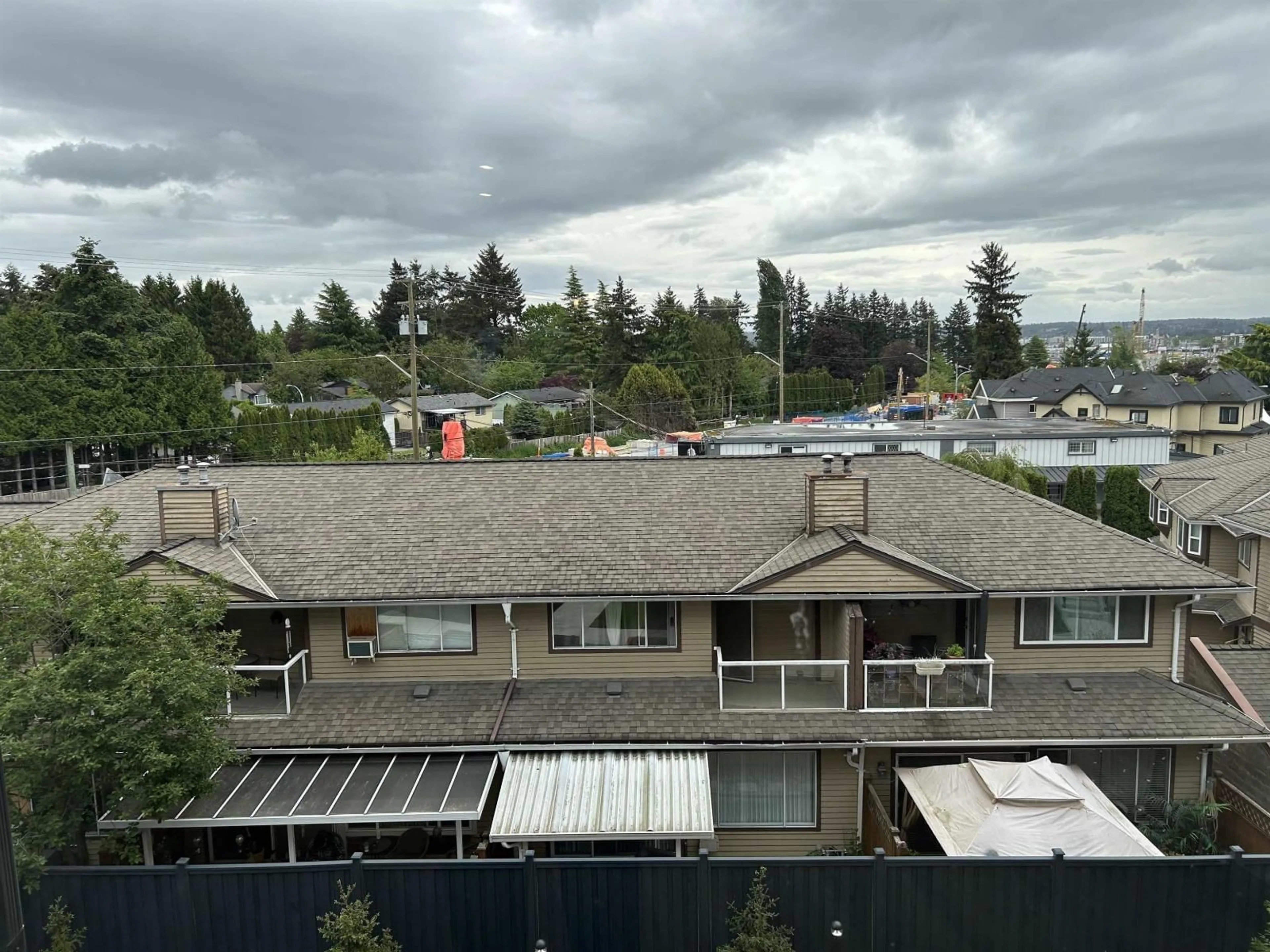 A pic from outside/outdoor area/front of a property/back of a property/a pic from drone, city buildings view from balcony for 305 - 6270 GOOSEBERRY DRIVE, Surrey British Columbia V3S0C8
