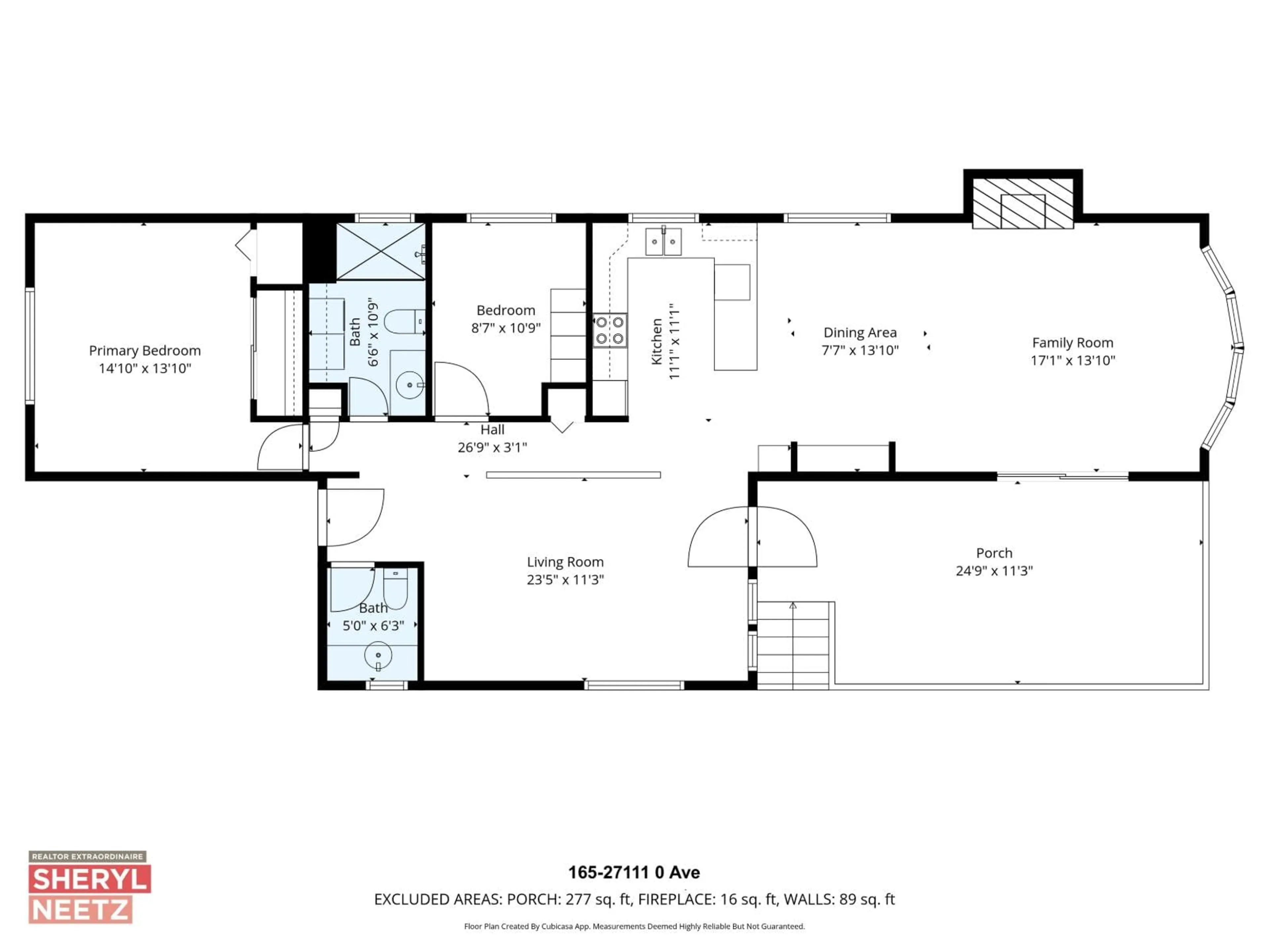 Floor plan for 165 - 27111 0 AVENUE, Langley British Columbia V4W2T4