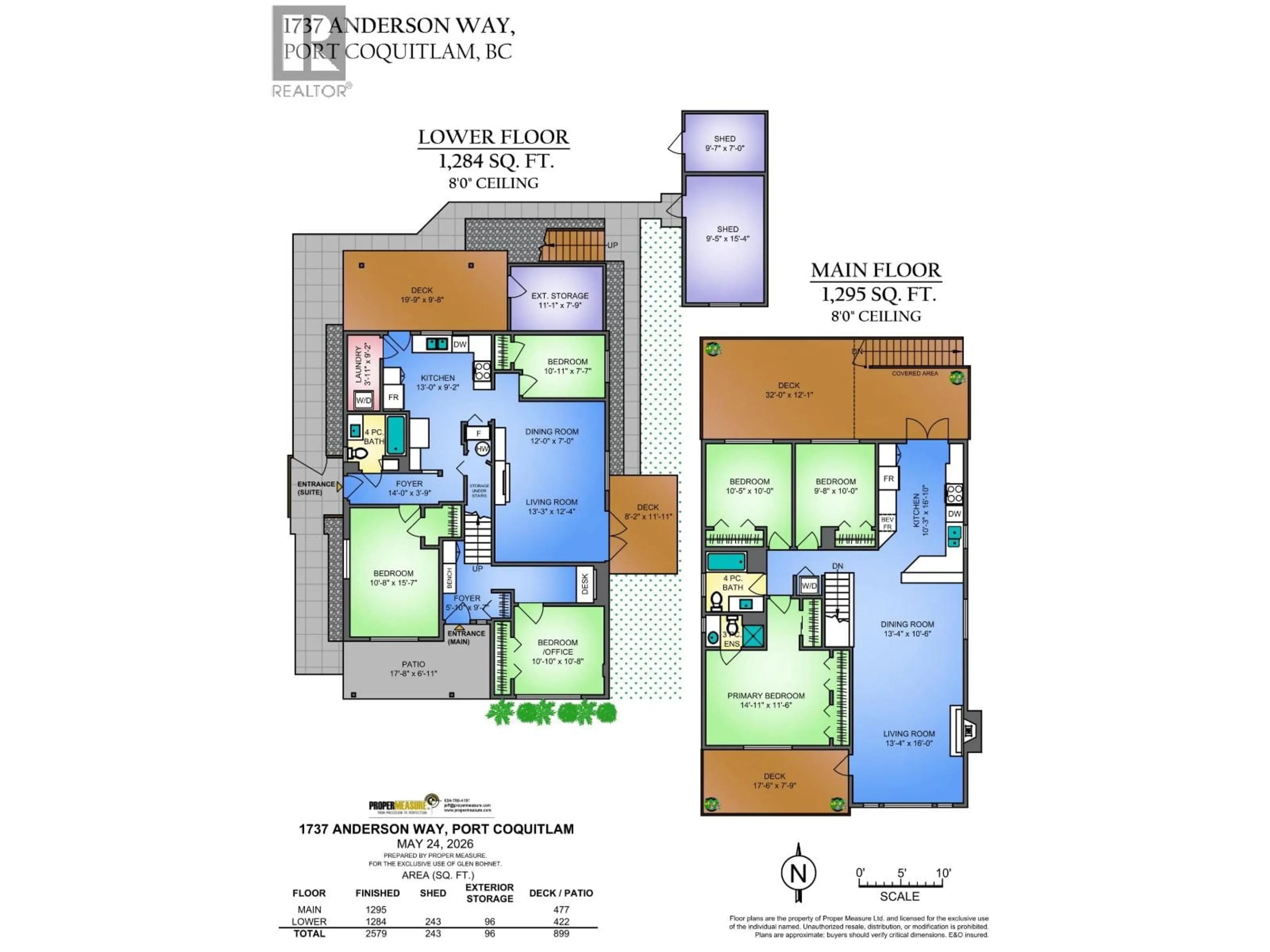 Floor plan for 1737 ANDERSON WAY, Port Coquitlam British Columbia V3C4R4