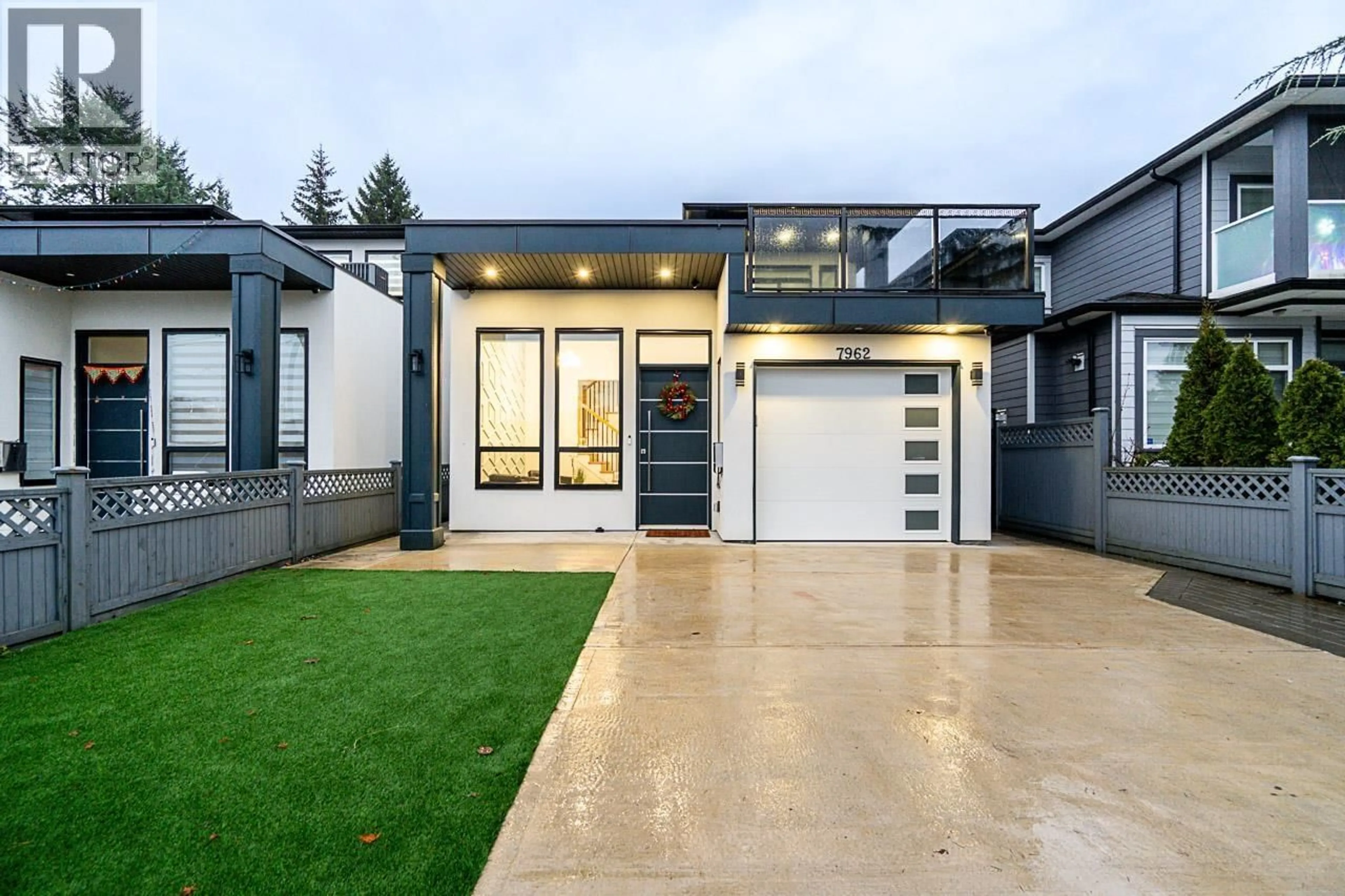 Home with vinyl exterior material, street for 7962 EDMONDS STREET, Burnaby British Columbia V3N1C2