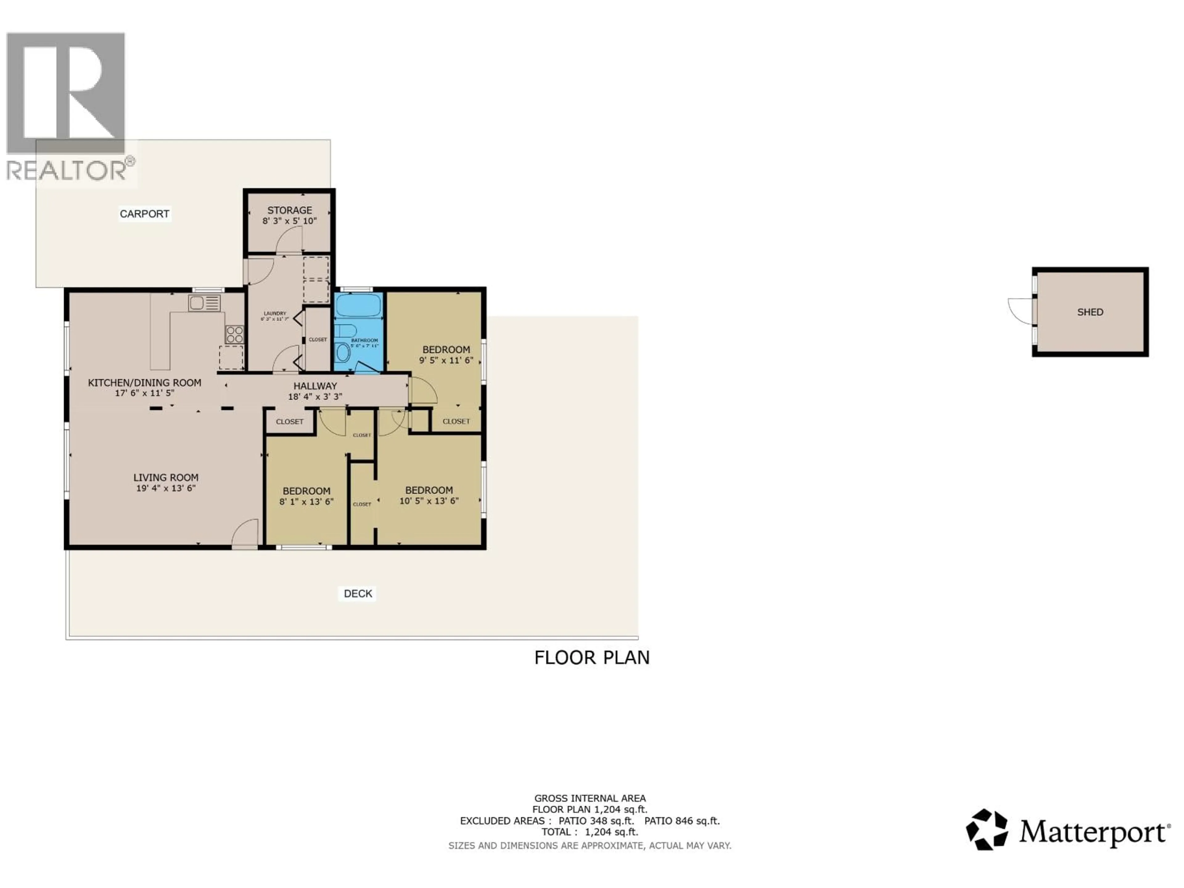 Floor plan for 9403 112 AVENUE, Fort St. John British Columbia V1J2V8