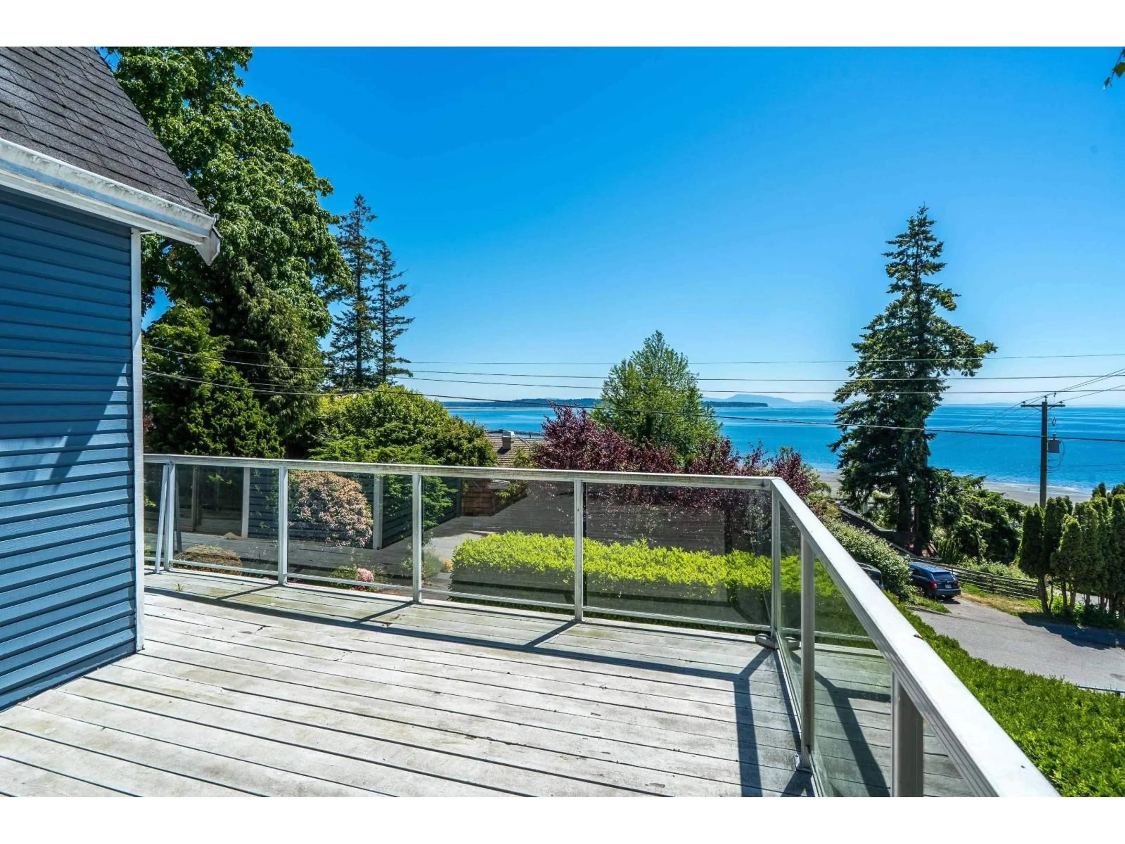 A pic from outside/outdoor area/front of a property/back of a property/a pic from drone, water/lake/river/ocean view for 14815 HARDIE AVENUE, White Rock British Columbia V4B2H6