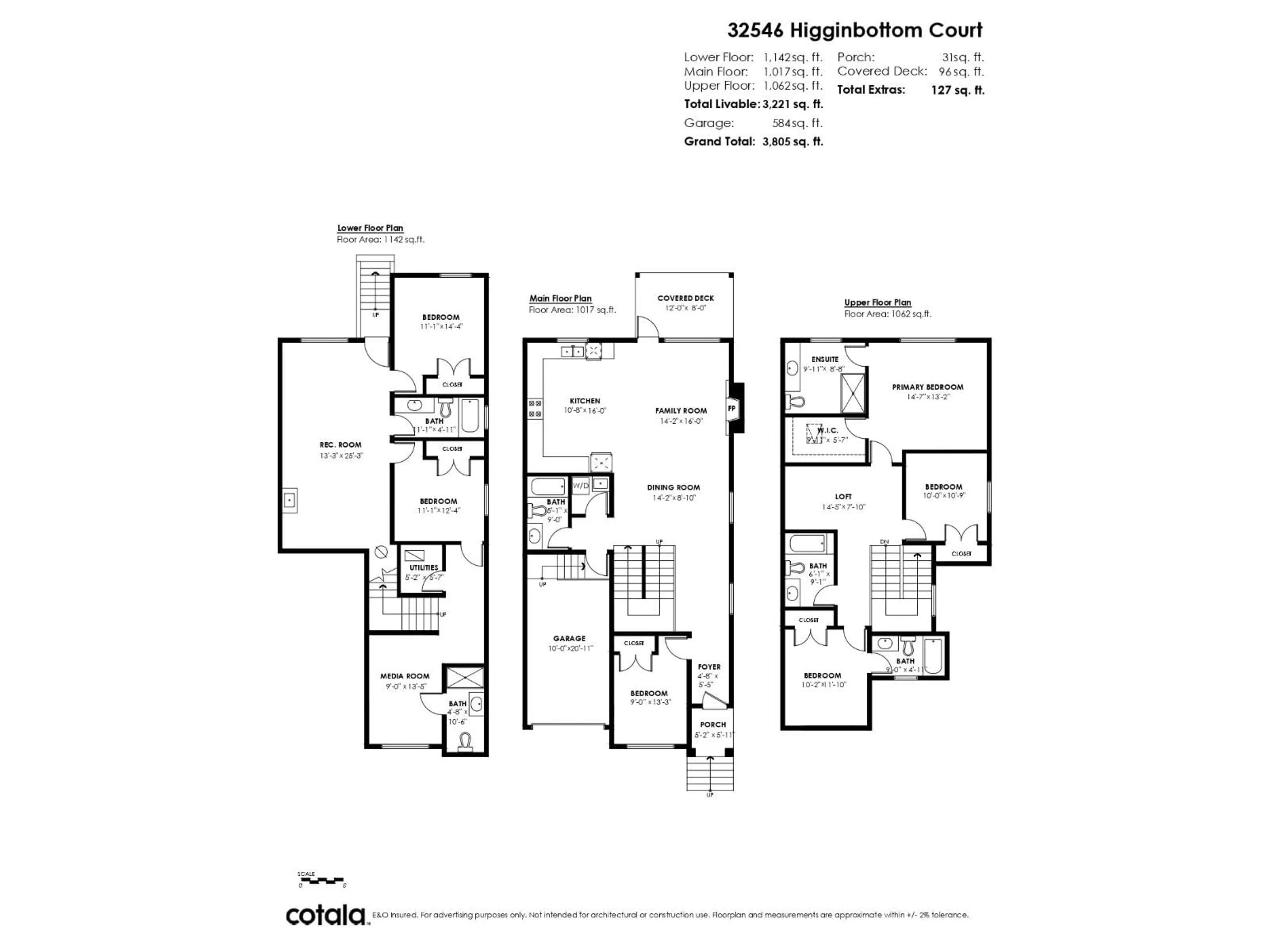 Floor plan for 32546 HIGGINBOTTOM COURT, Mission British Columbia V2V2T7