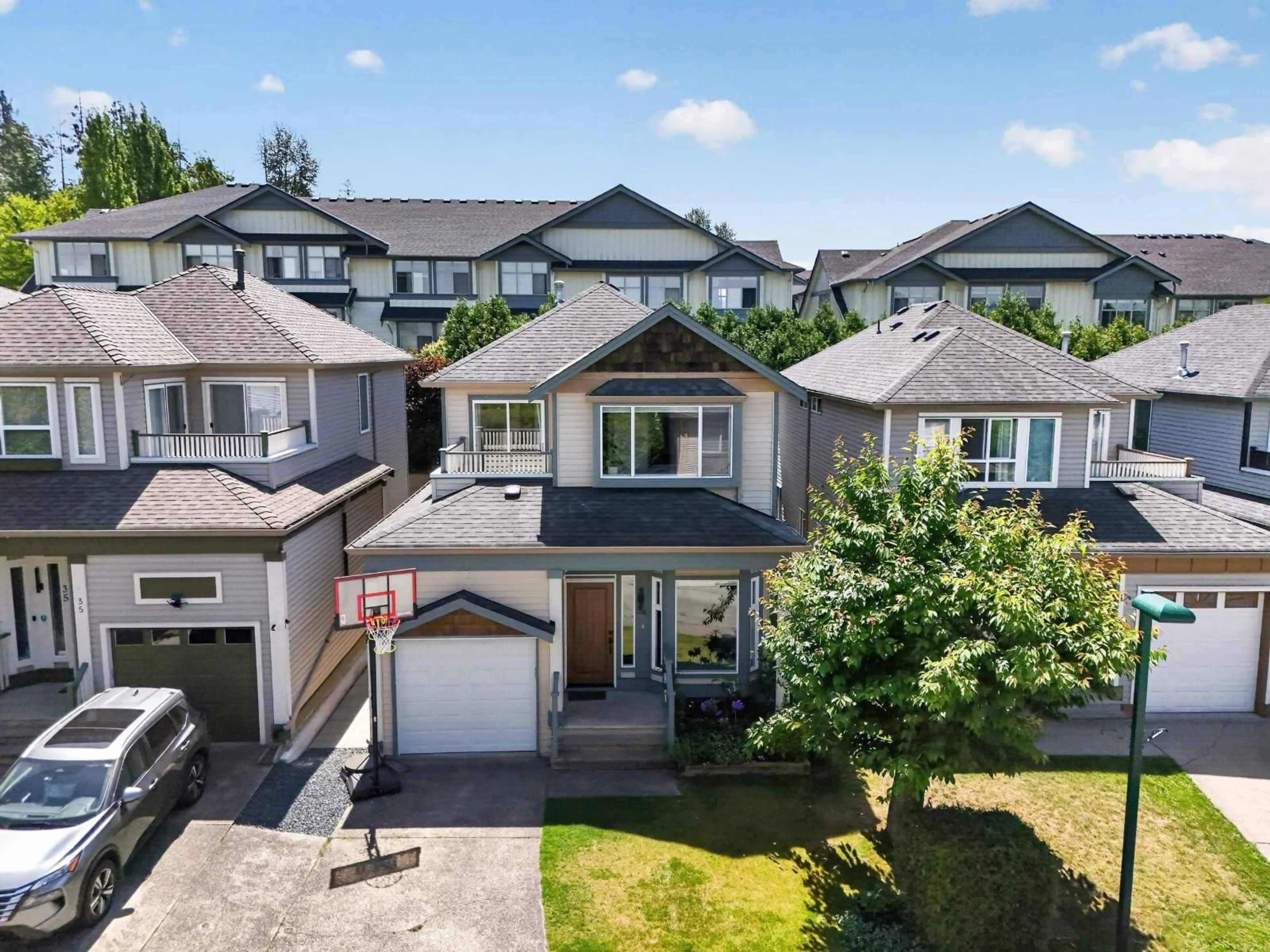 A pic from outside/outdoor area/front of a property/back of a property/a pic from drone, street for 34 - 8888 216 STREET, Langley British Columbia V1M3Z5