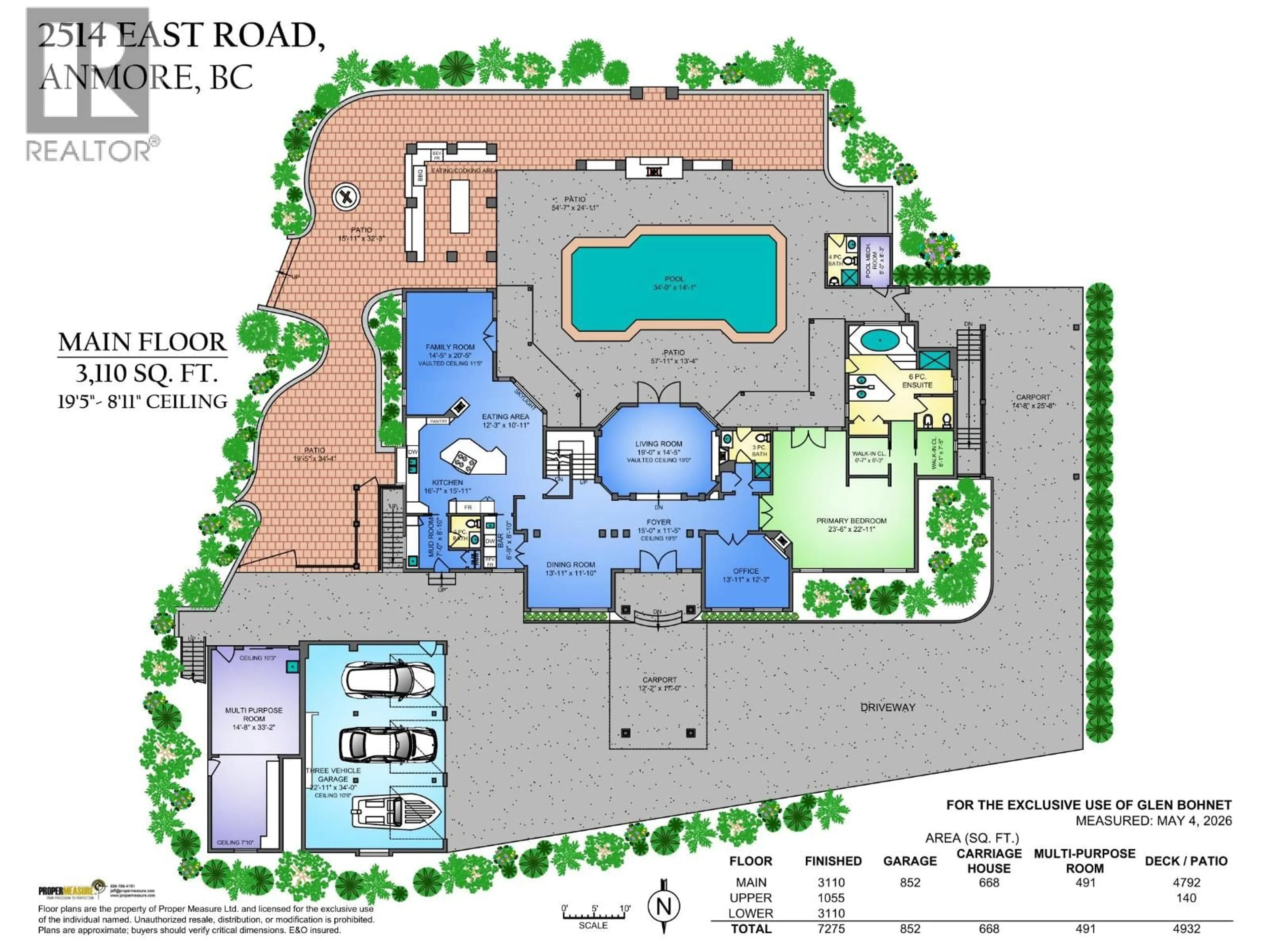 Floor plan for 2514 EAST ROAD, Anmore British Columbia V3H5G9