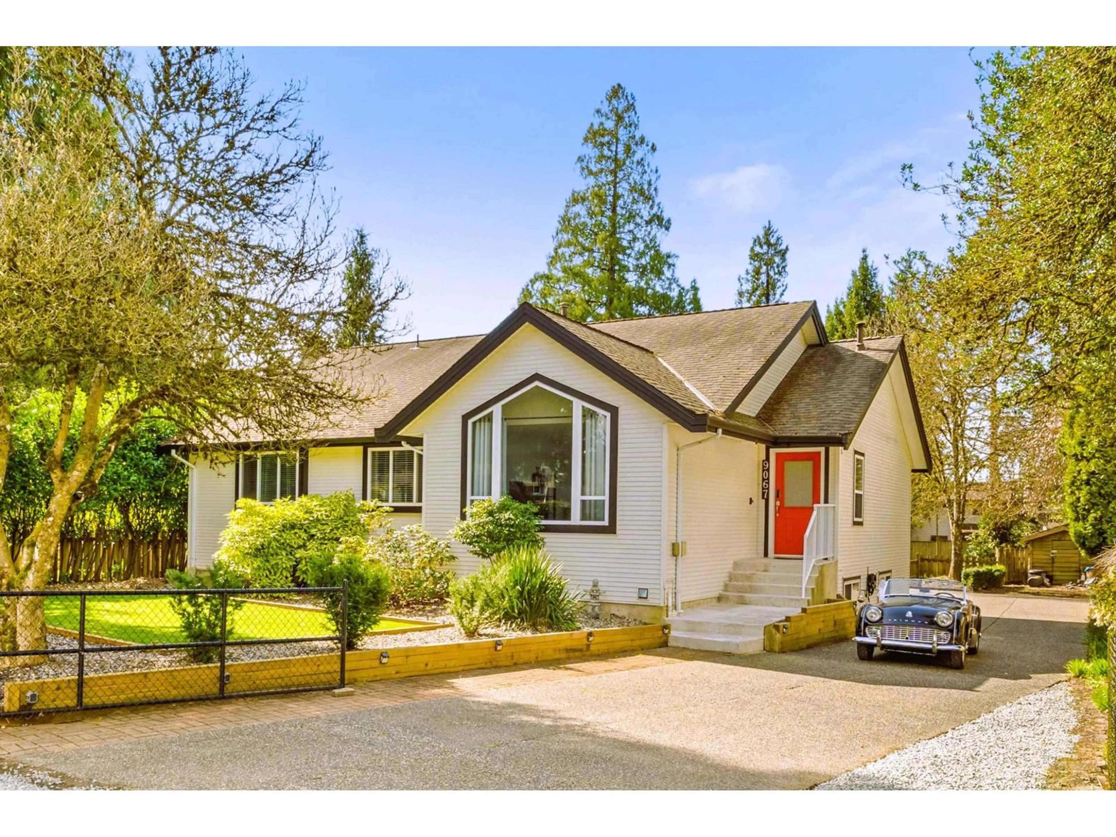 Home with vinyl exterior material, street for 9067 TRATTLE STREET, Langley British Columbia V1M2S5