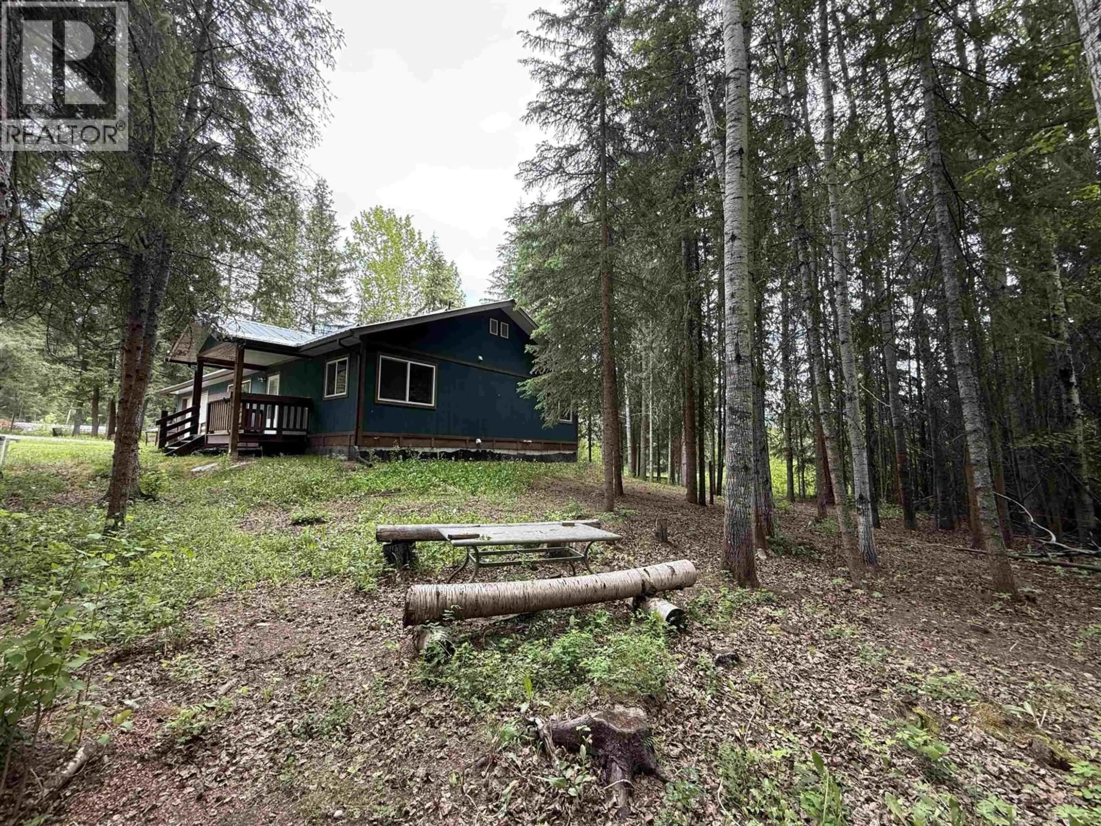 A pic from outside/outdoor area/front of a property/back of a property/a pic from drone, forest/trees view for 3416 HAYMAN CRESCENT, Quesnel British Columbia V2J6K8