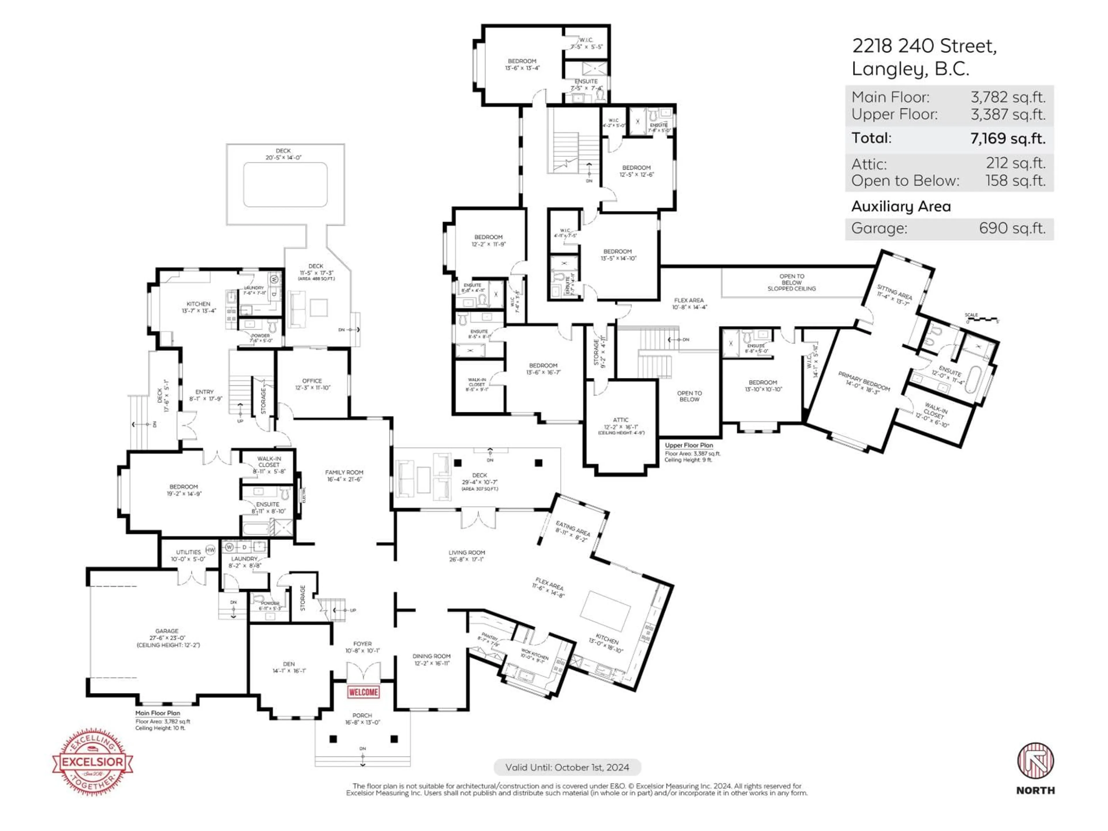 Floor plan for 2218 240 STREET, Langley British Columbia V2Z3A4