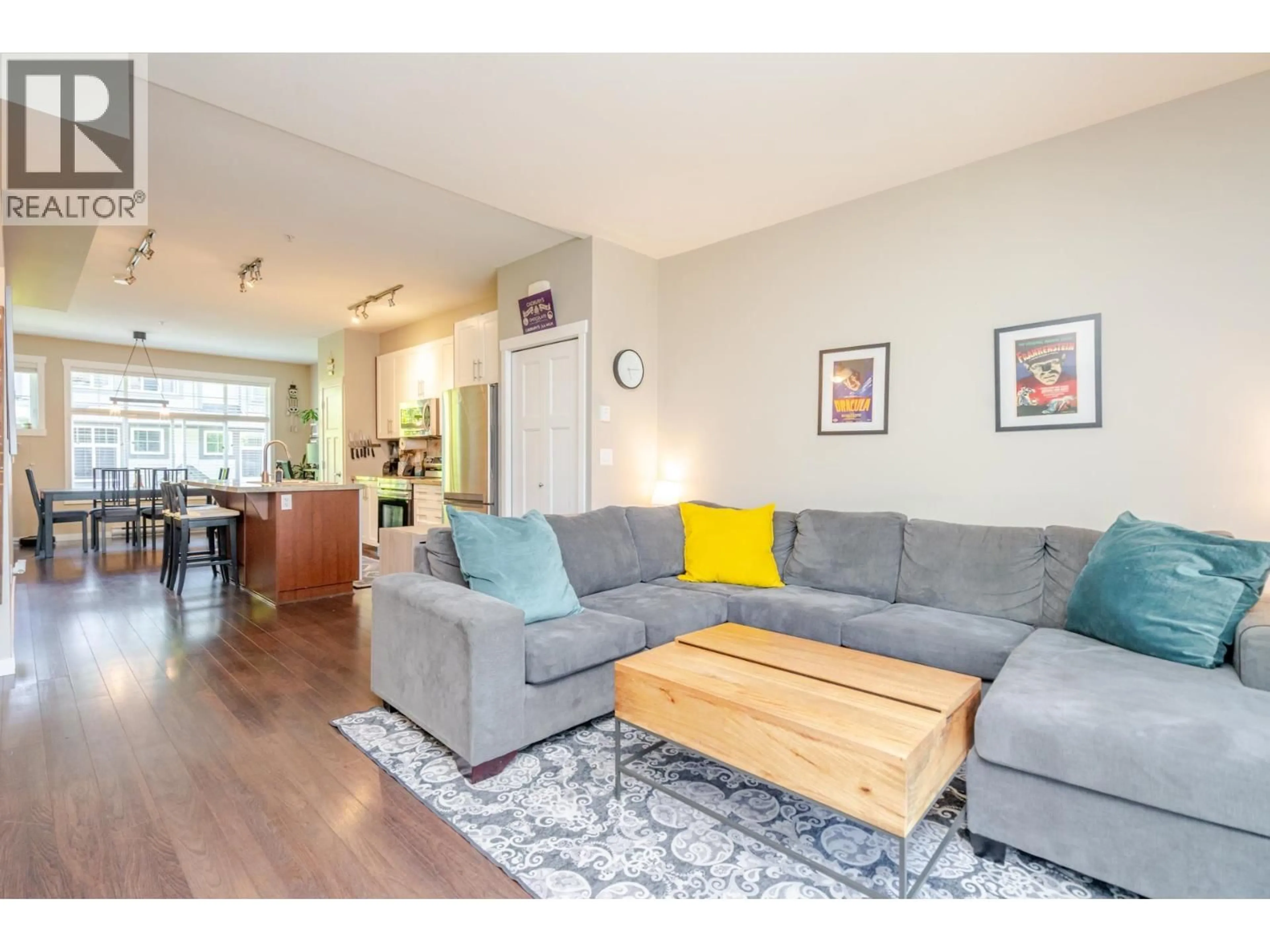 Living room with furniture, wood/laminate floor for 99 - 13819 232 STREET, Maple Ridge British Columbia V4R0C7