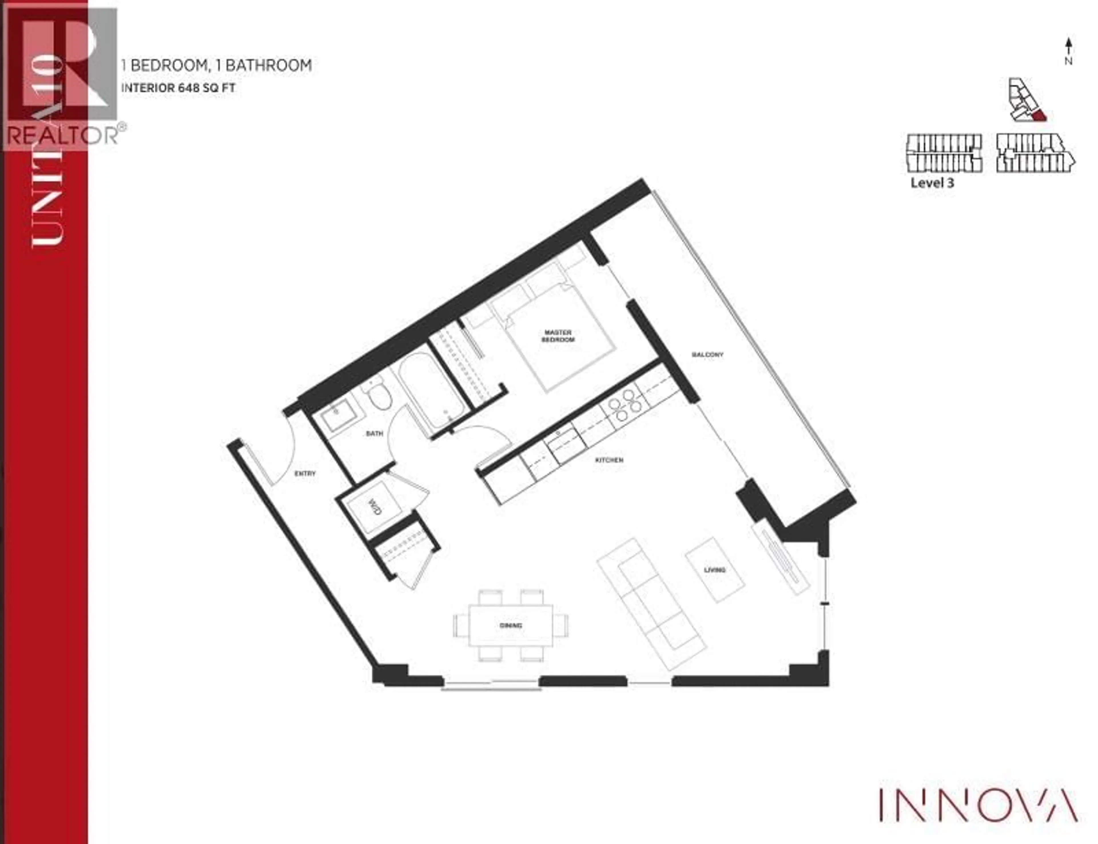 Floor plan for 204 - 333 ST. DAVIDS AVENUE, North Vancouver British Columbia V7L3N7