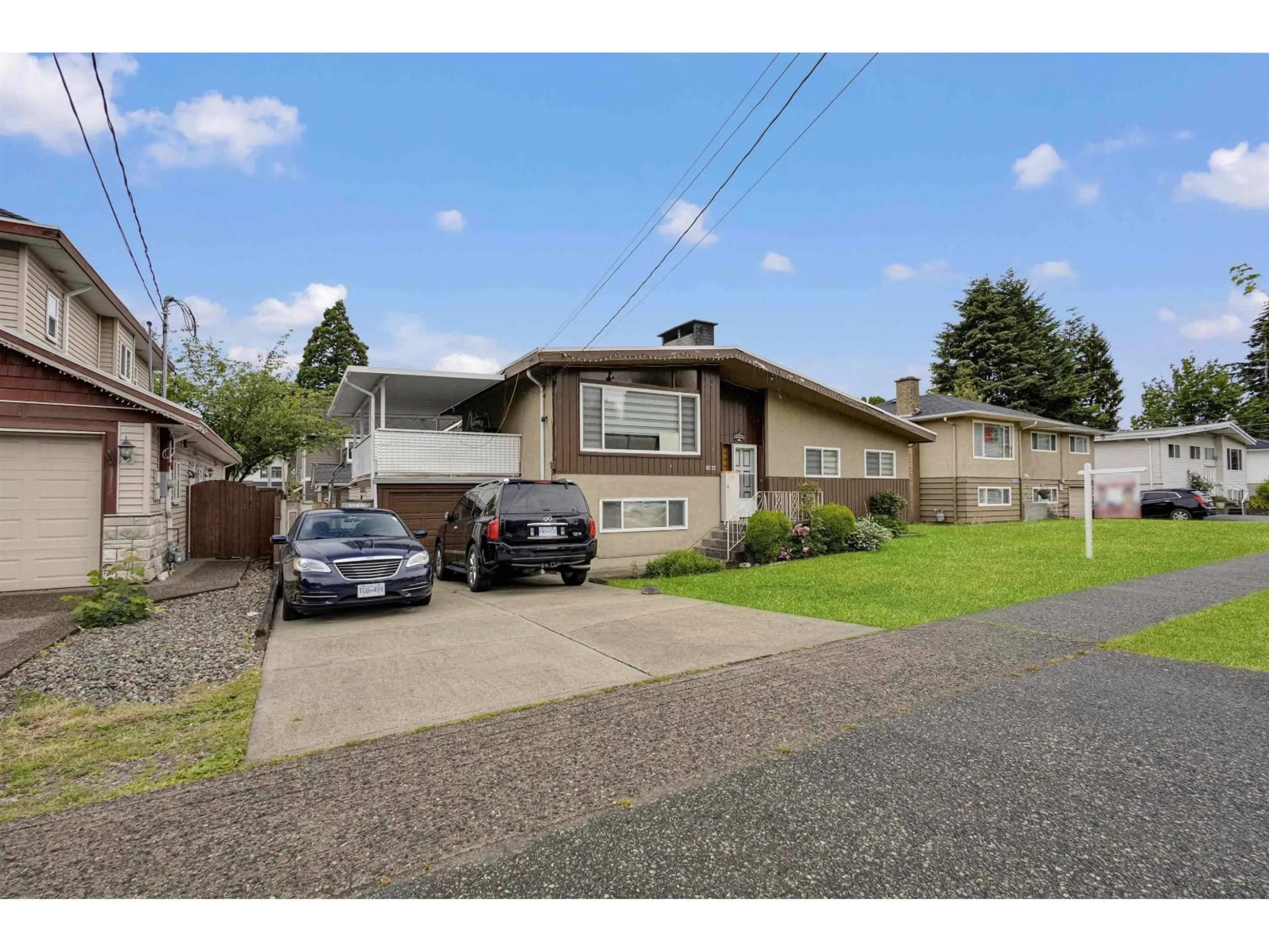 Home with vinyl exterior material, street for 8225 112 STREET, Delta British Columbia V4C4W7