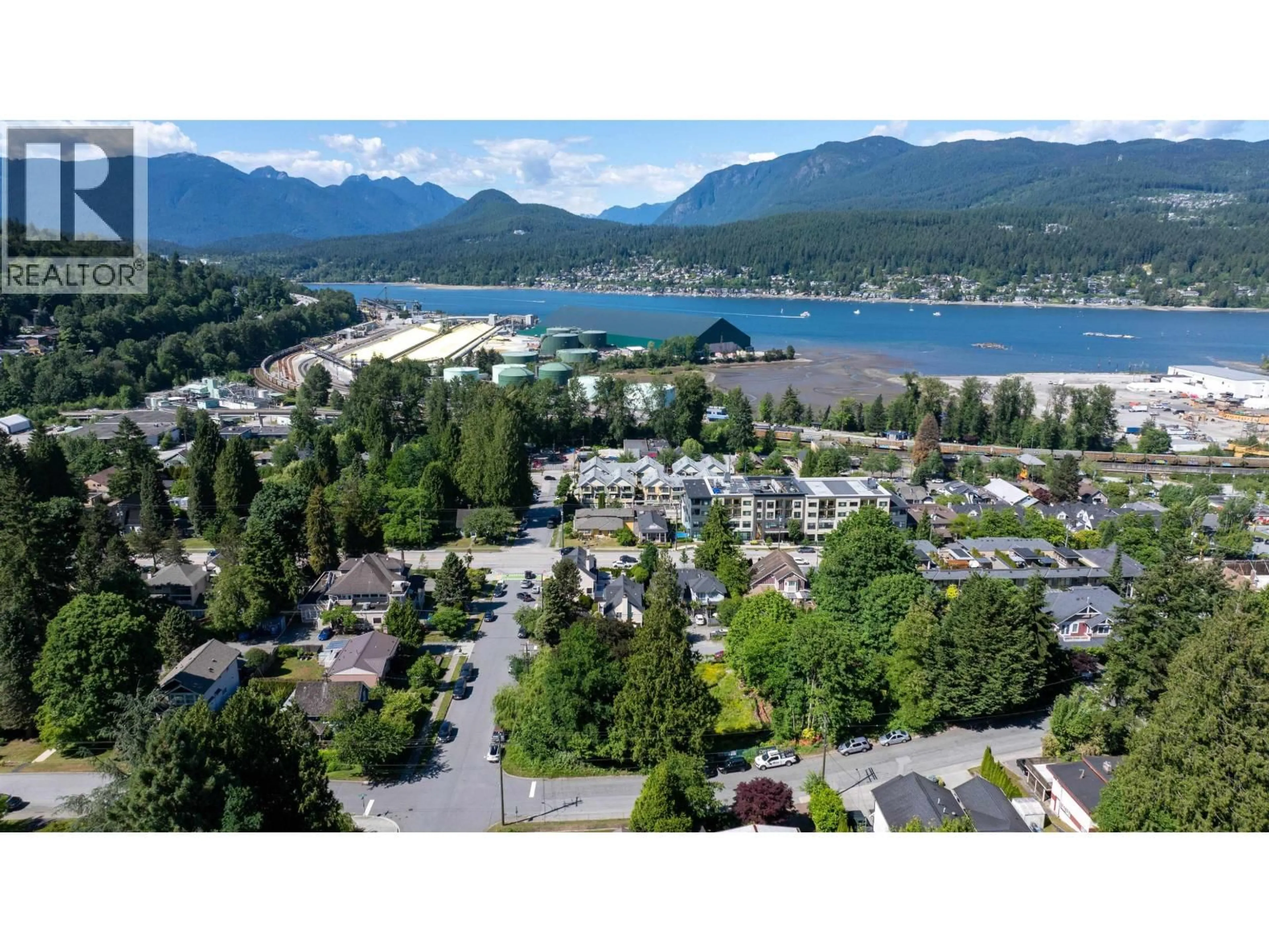 A pic from outside/outdoor area/front of a property/back of a property/a pic from drone, mountain view for 2301 ST ANDREWS STREET, Port Moody British Columbia V3H0K4