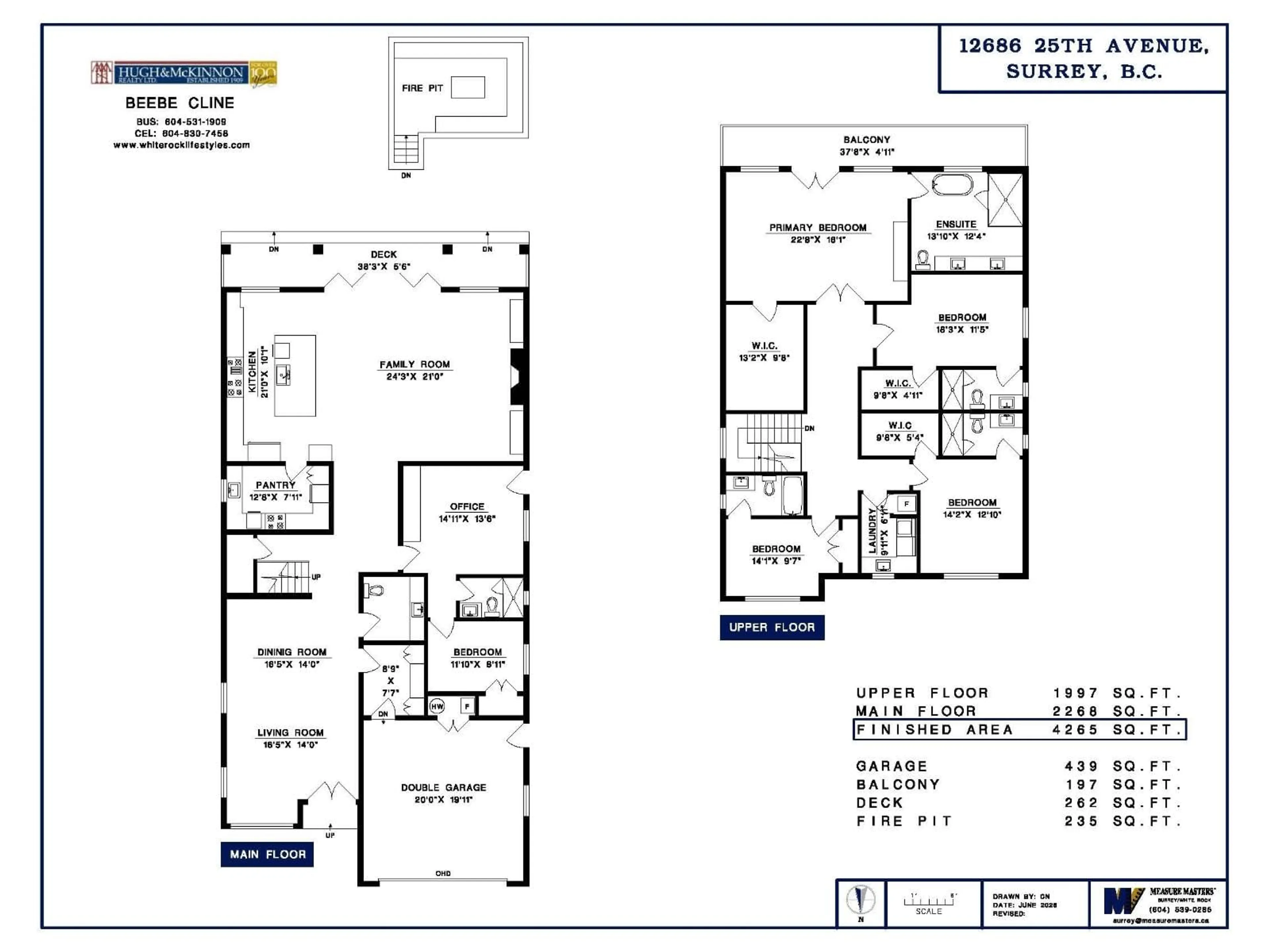 Floor plan for 12686 25 AVENUE, Surrey British Columbia V4A2K4