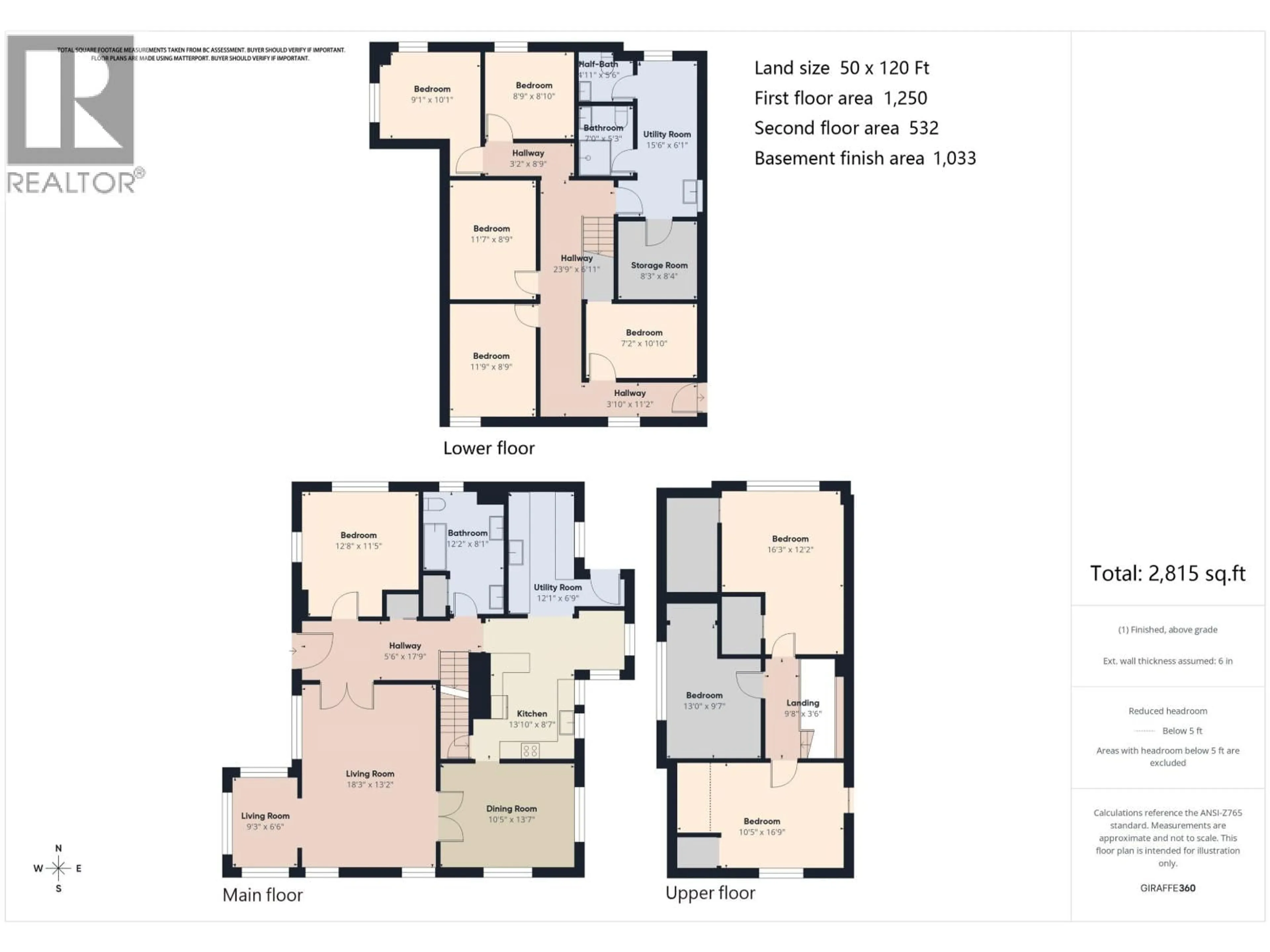 Floor plan for 4370 OSLER STREET, Vancouver British Columbia V6H2X7